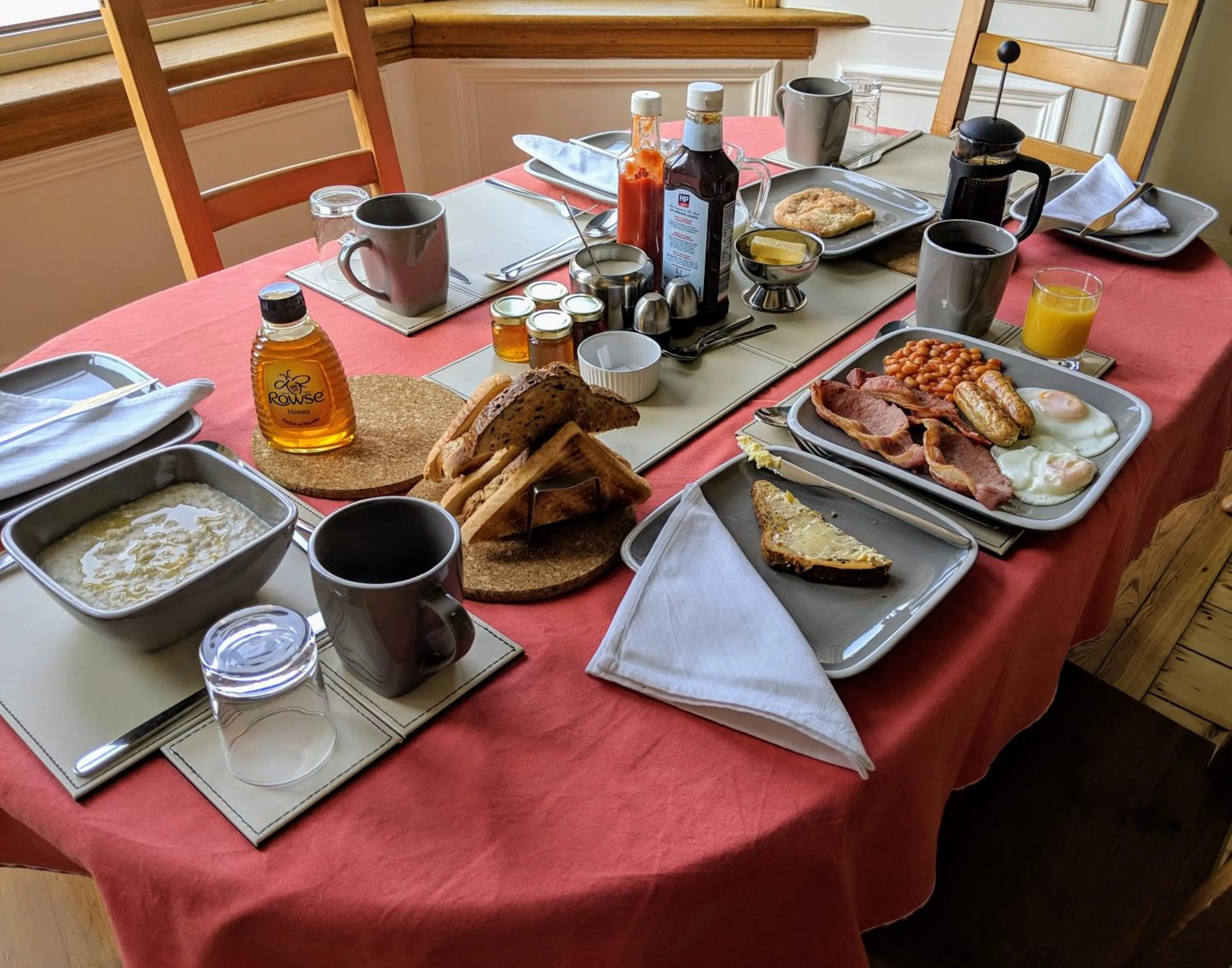 Breakfast in Falcon Crest Guest House