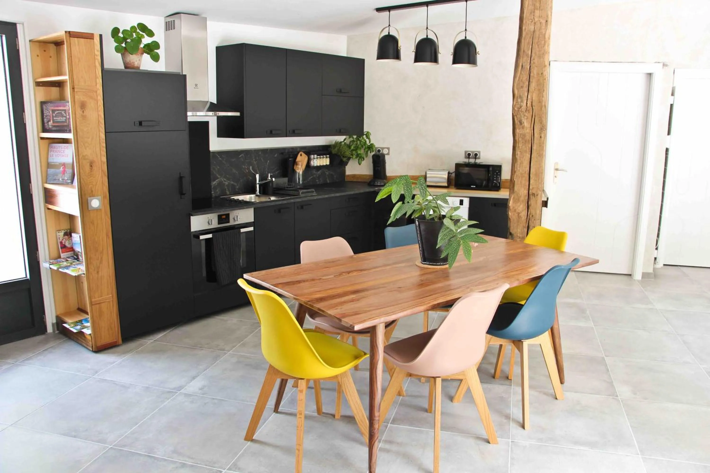 Kitchen or kitchenette in Les Bobos à la ferme