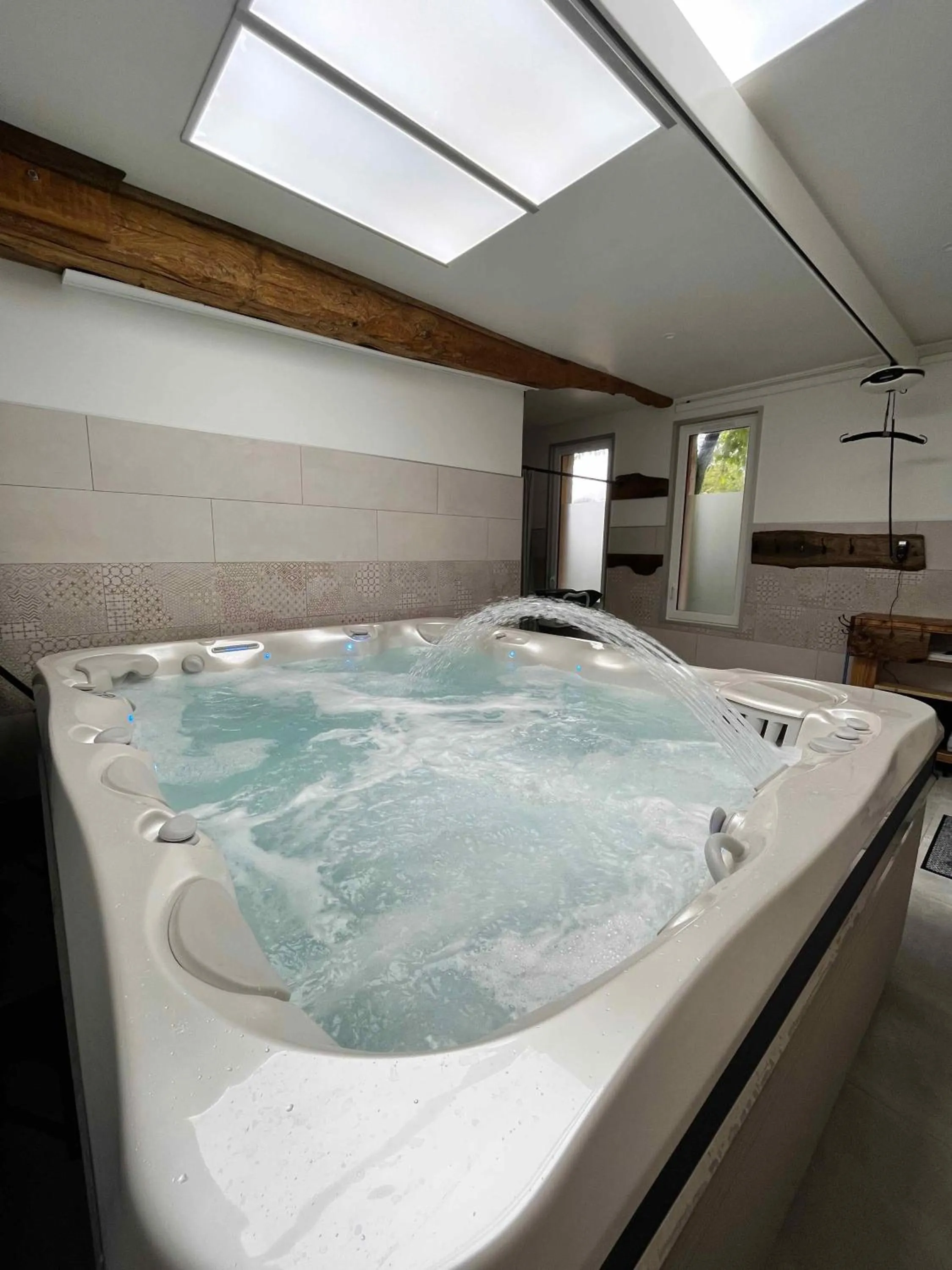 Hot Tub in Les Bobos à la ferme