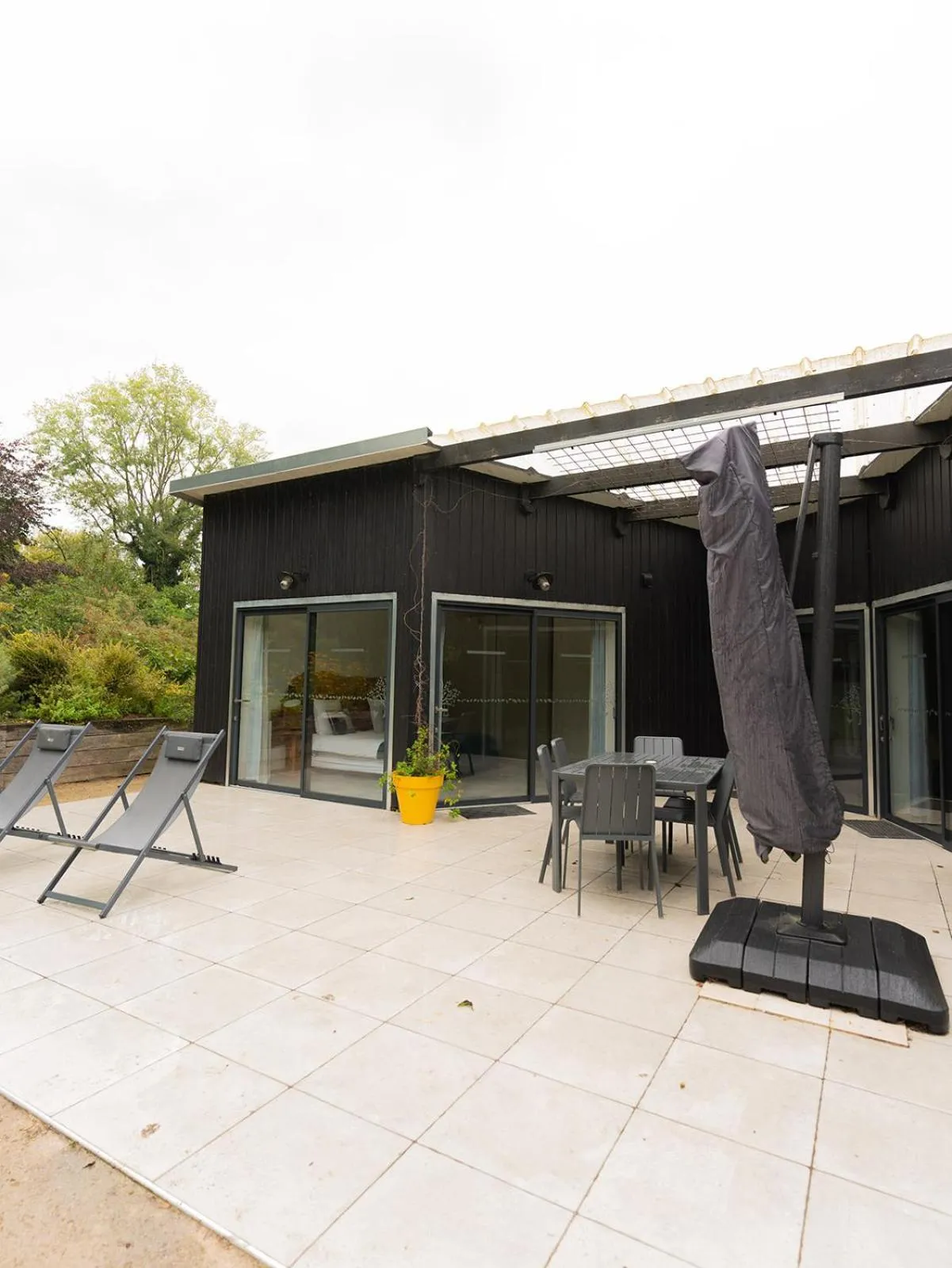 Patio in Les Bobos à la ferme