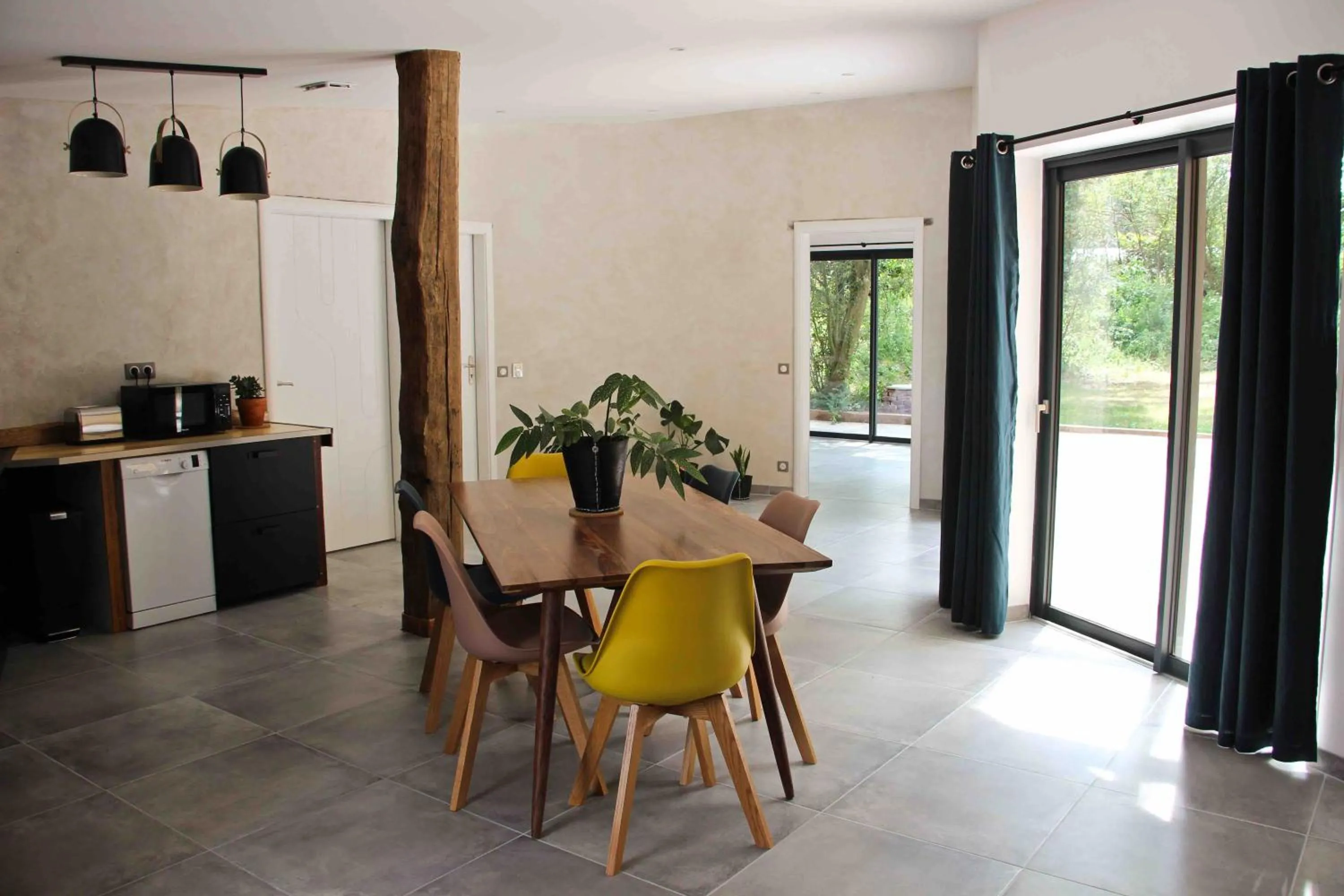 Seating area in Les Bobos à la ferme