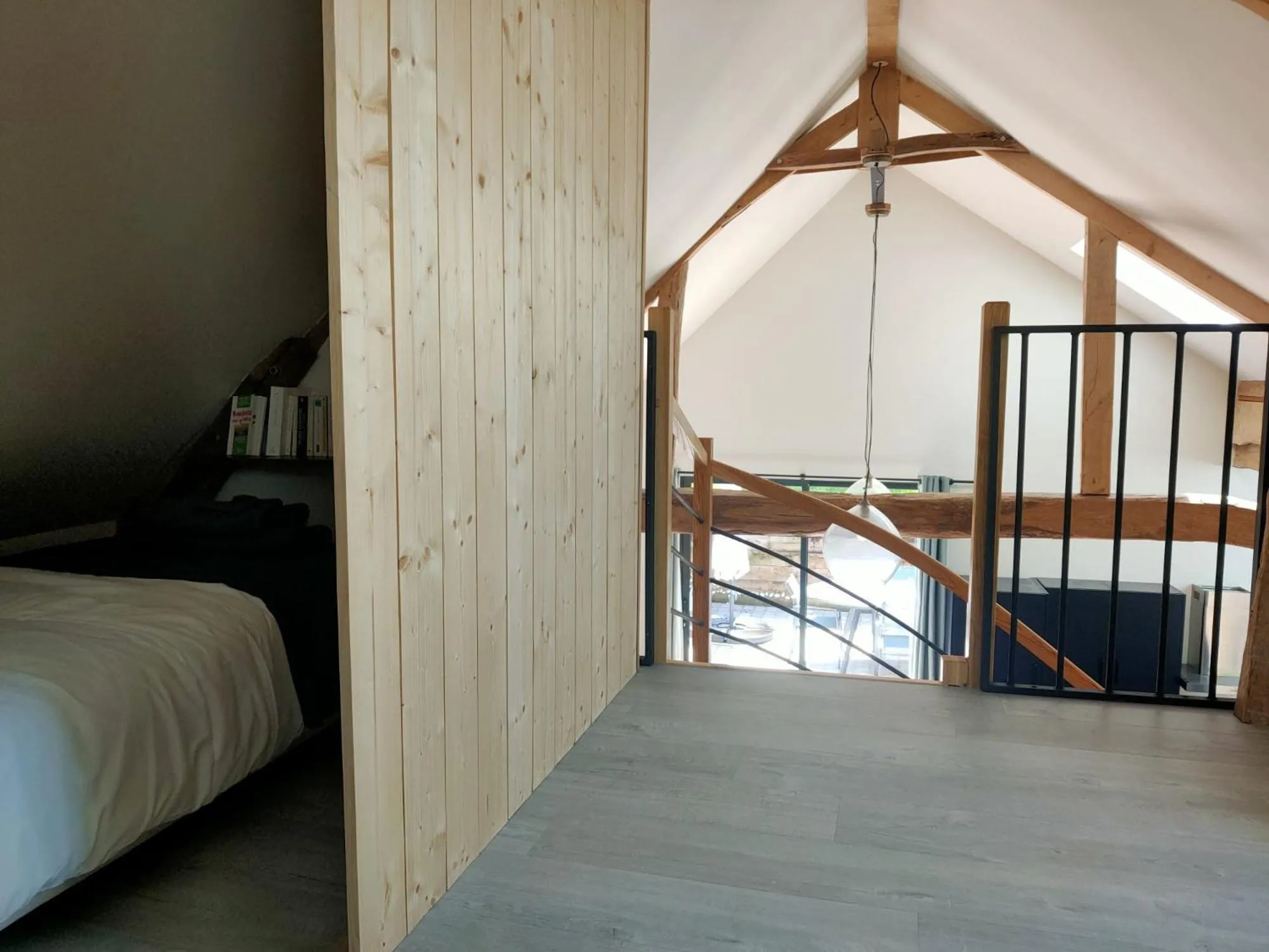 View (from property/room), Bed in Les Bobos à la ferme