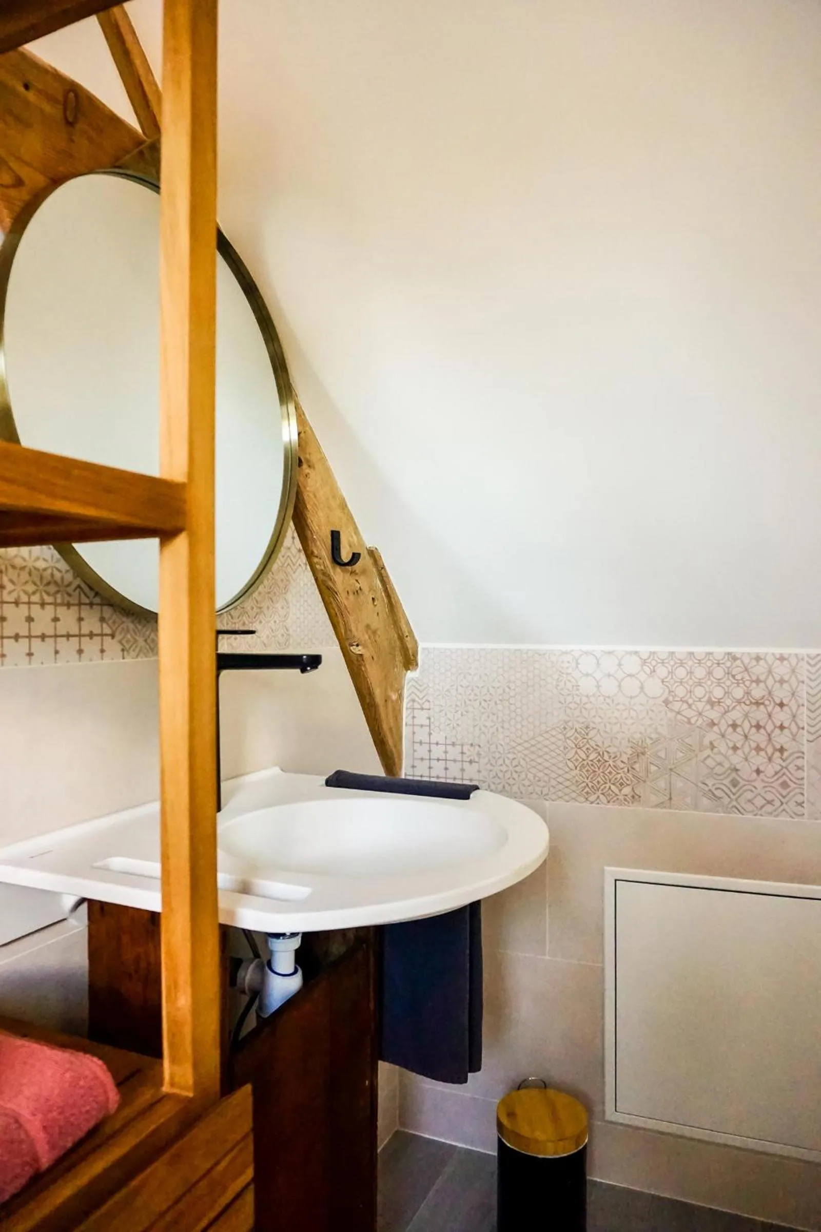 Bathroom, Bed in Les Bobos à la ferme