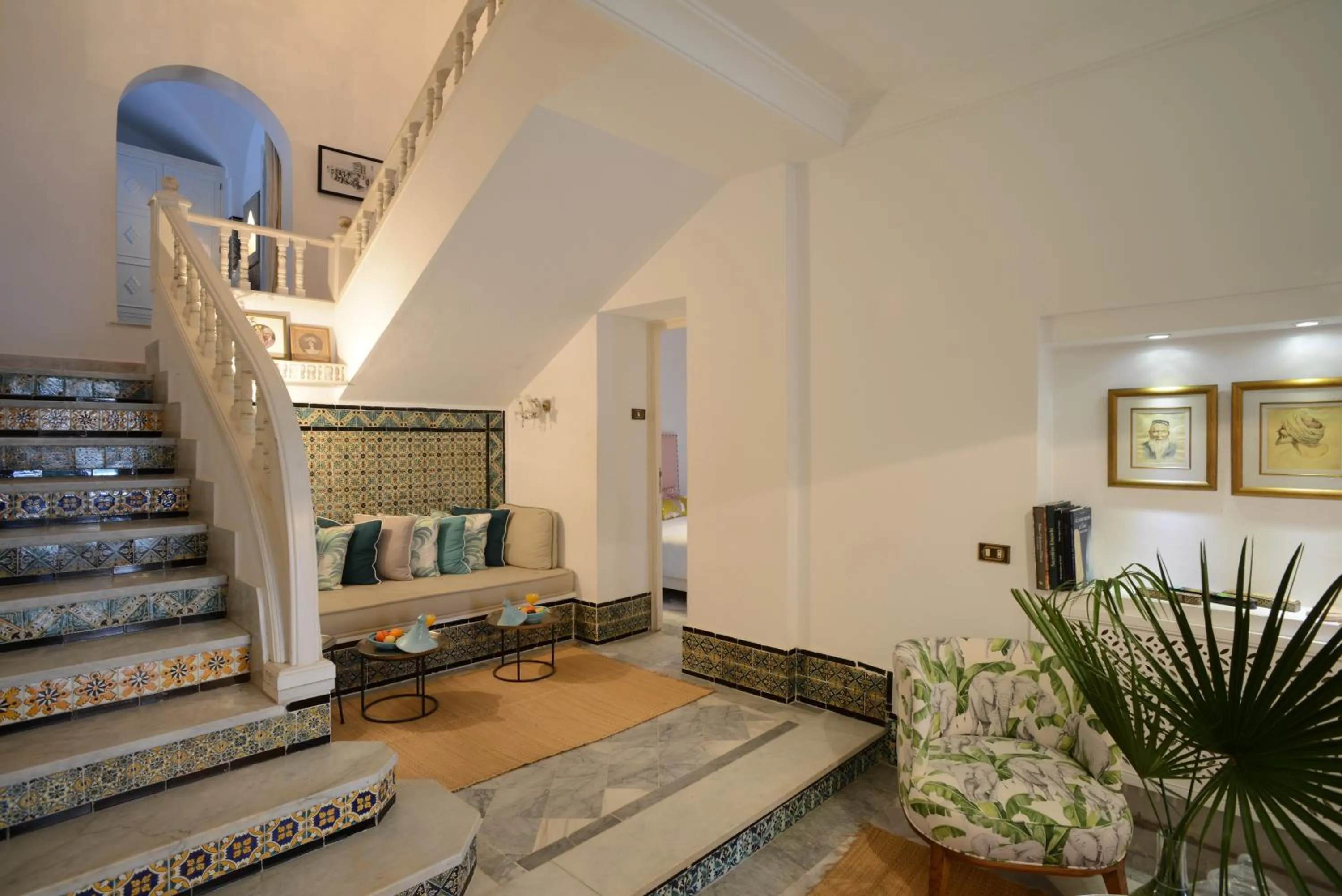 Lobby or reception in Dar Marsa Cubes