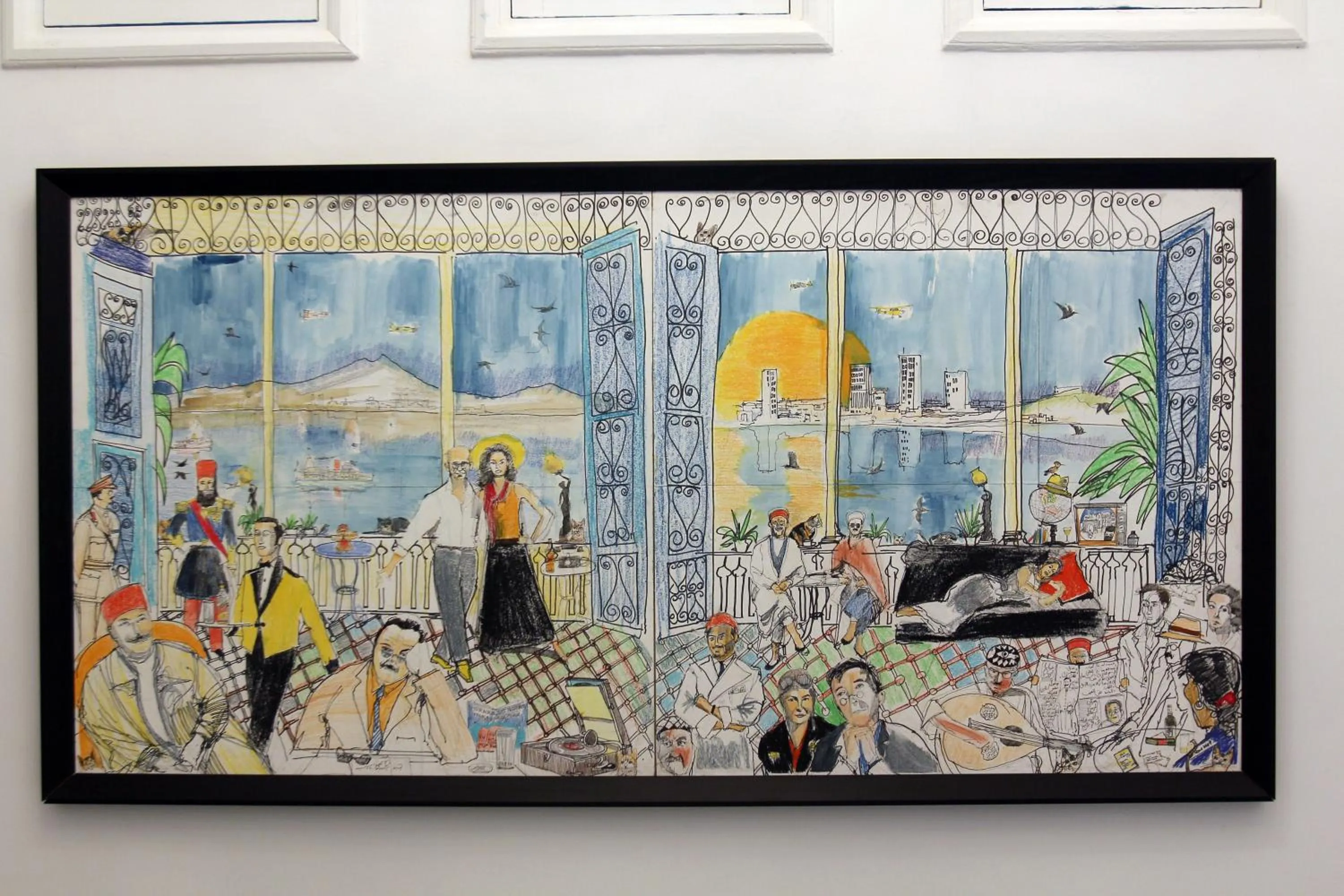 Decorative detail in Dar Marsa Cubes