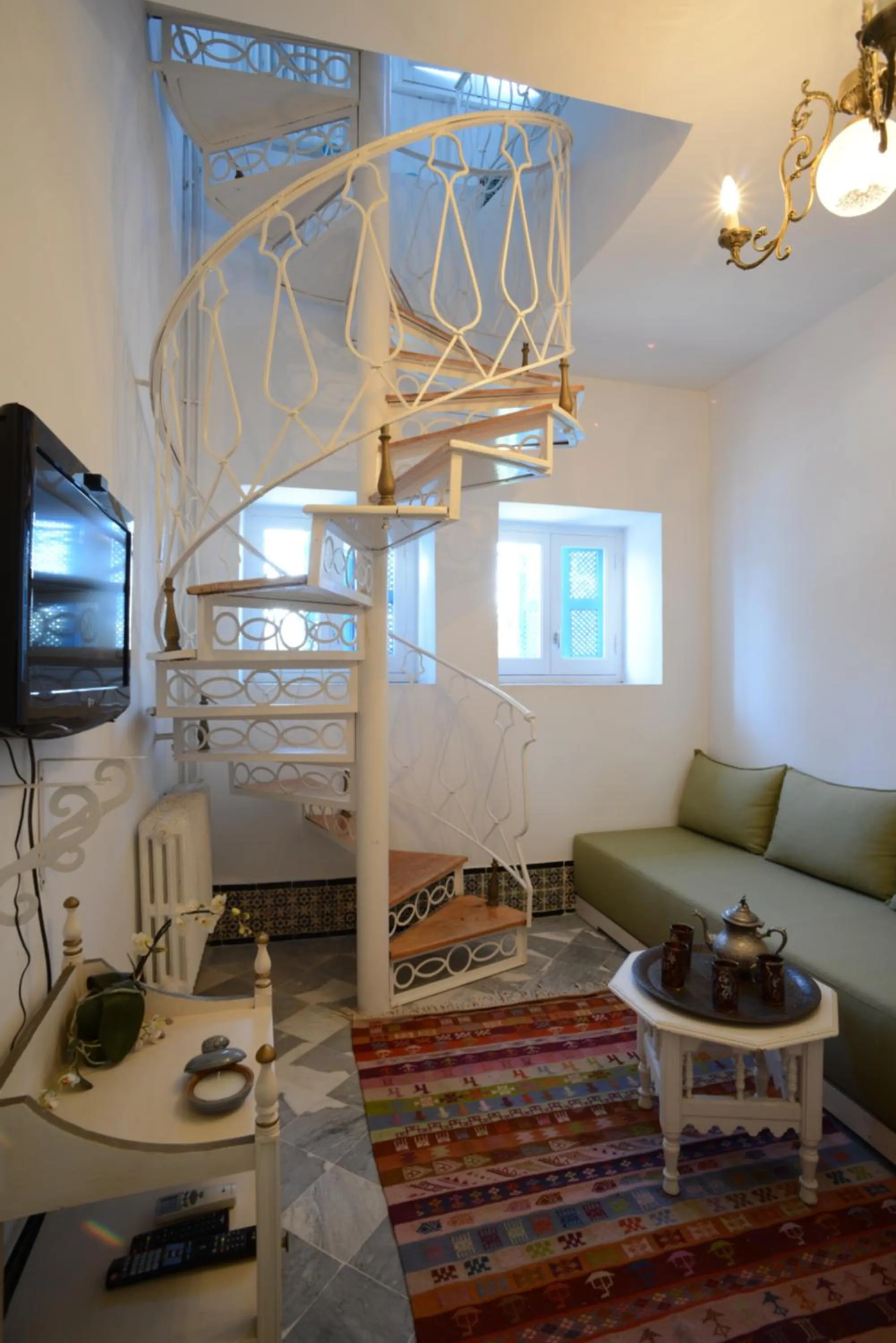 Seating area in Dar Marsa Cubes