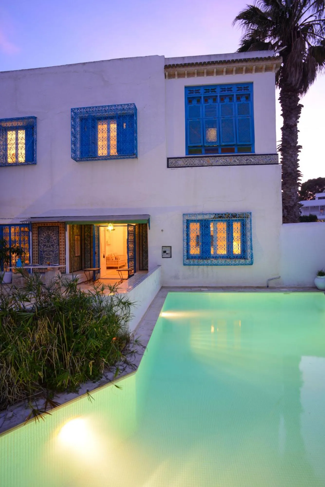 Swimming pool in Dar Marsa Cubes