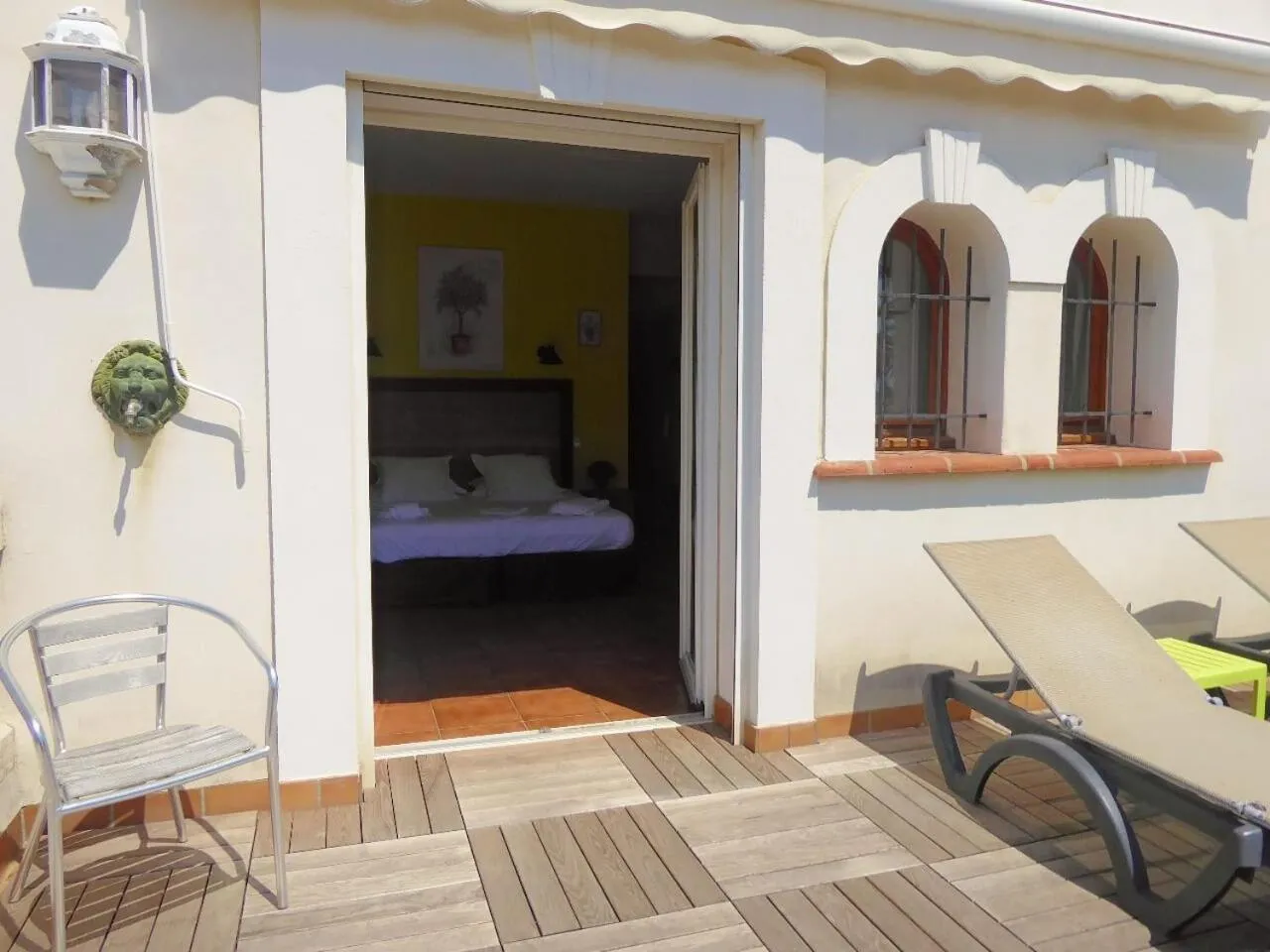 Balcony/Terrace, Bed in Mas Picton