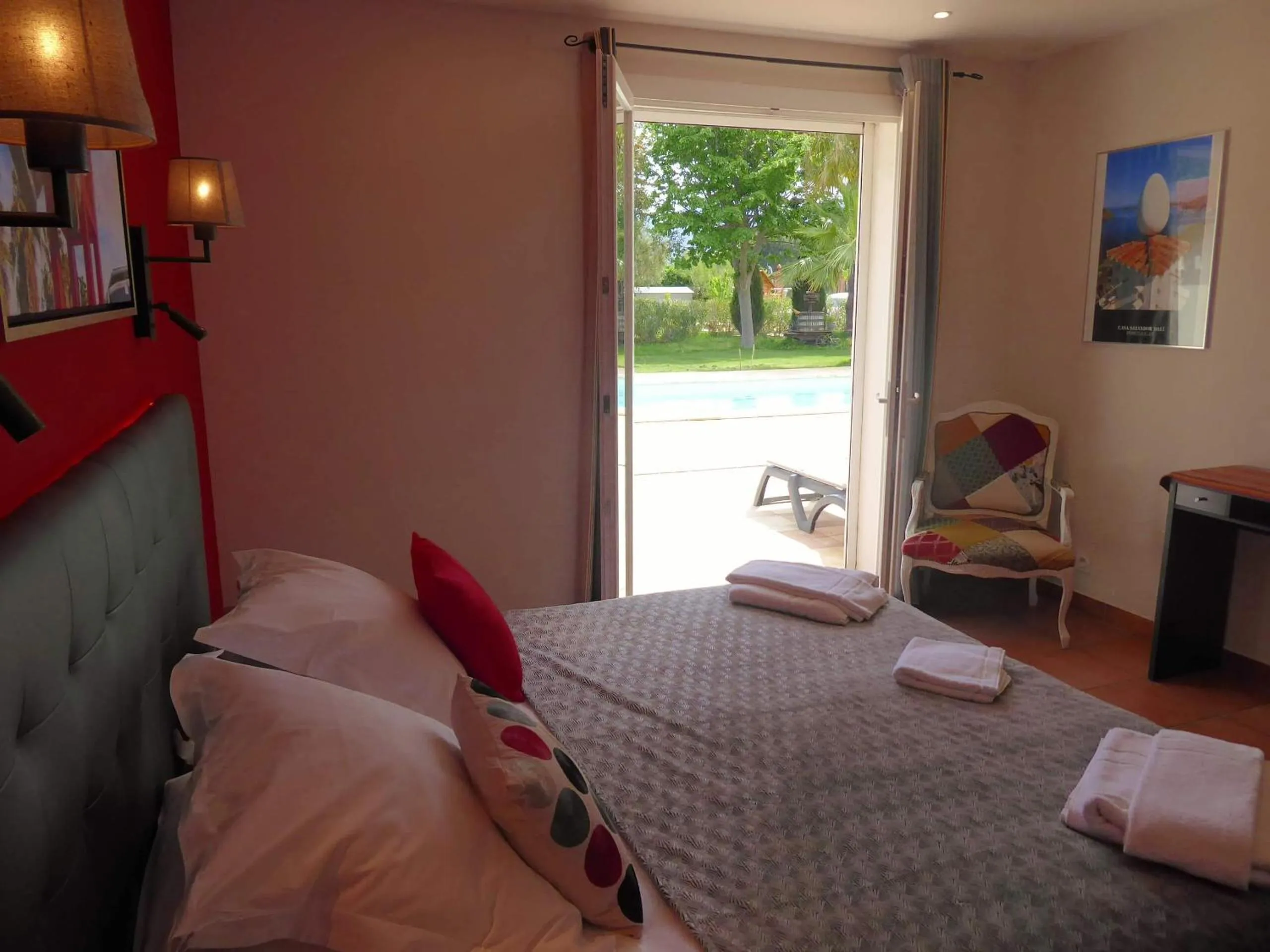 Bedroom, Bed in Mas Picton