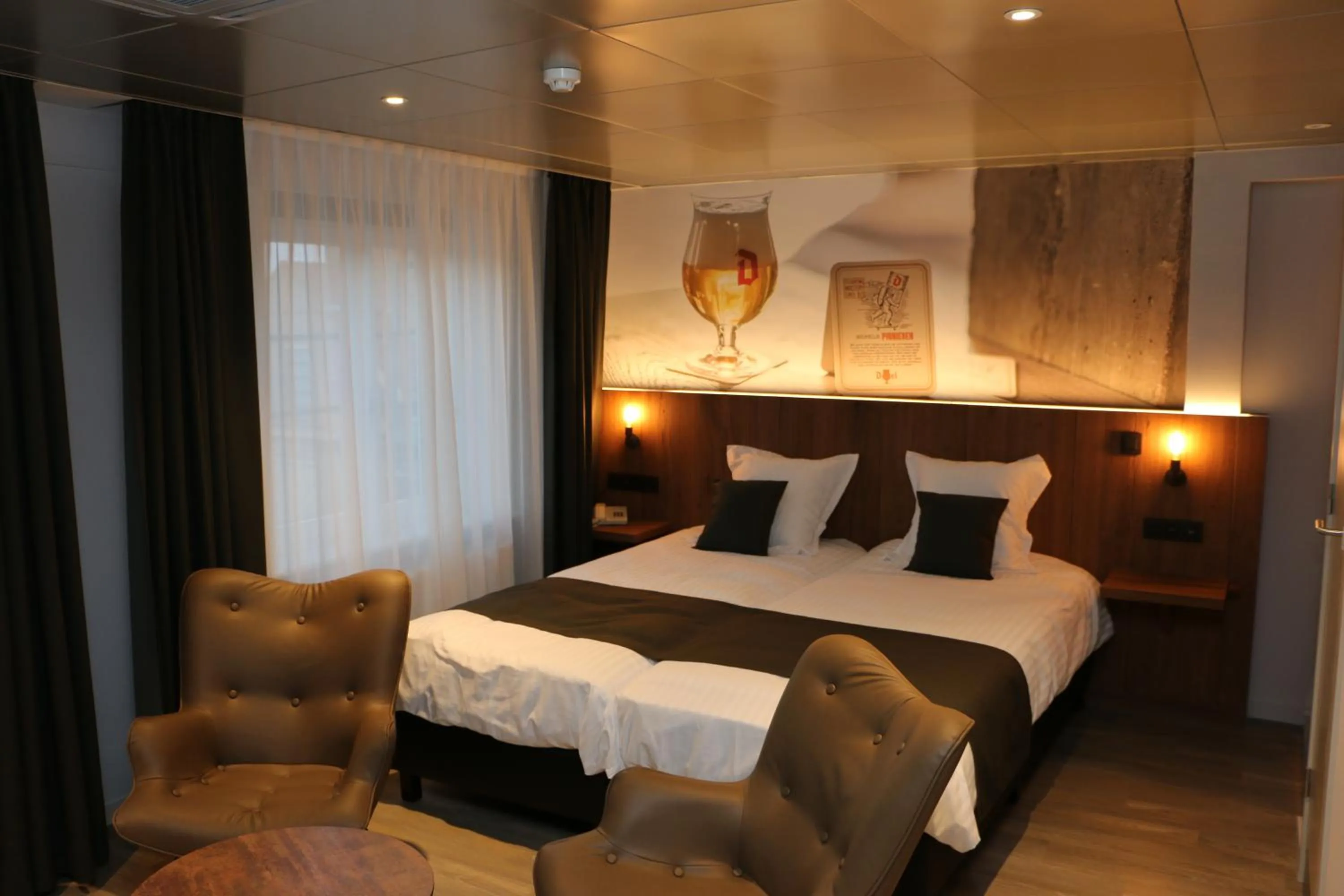 Bedroom, Bed in Hotel Botteltje