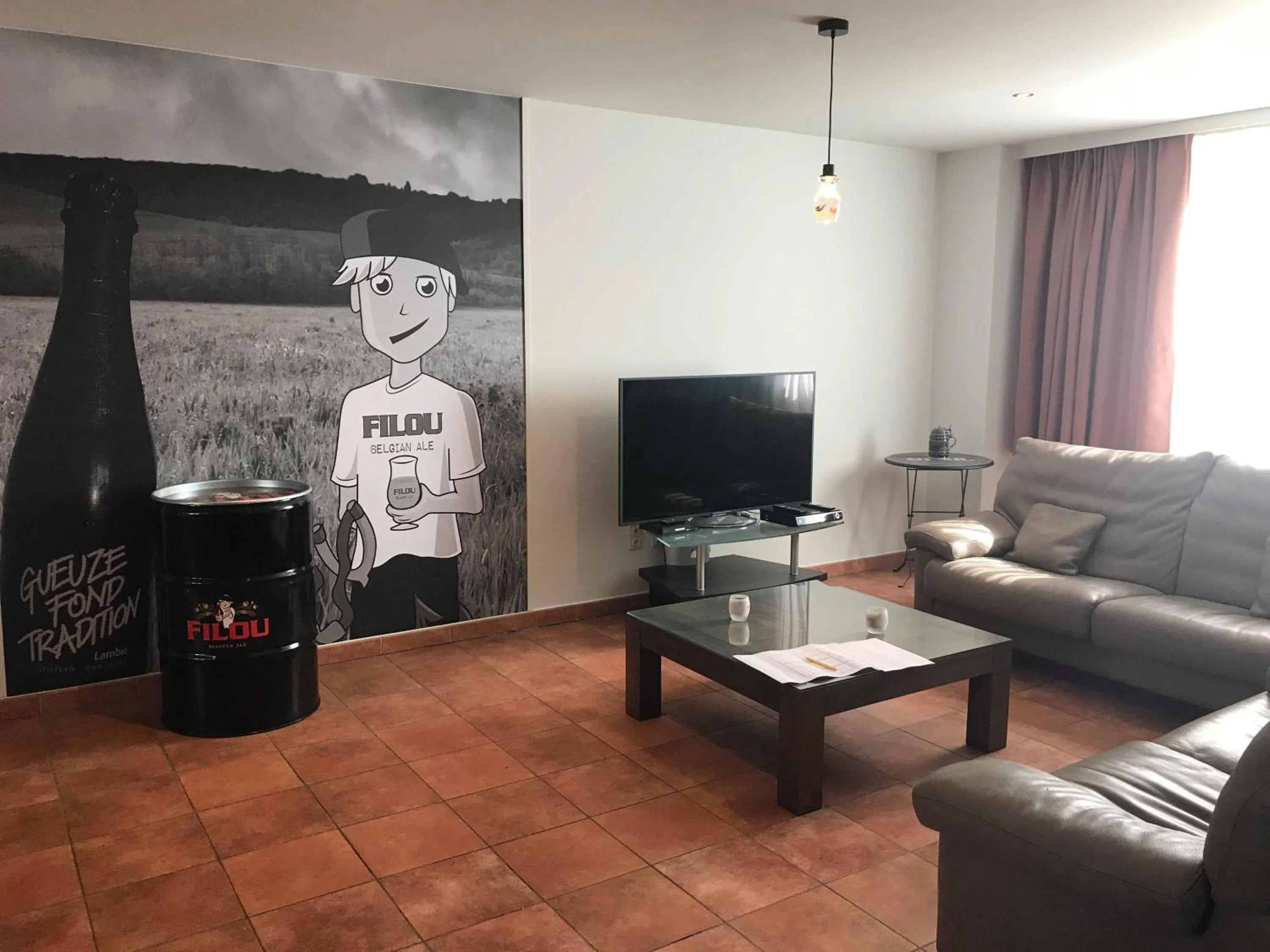 Seating area in Hotel Botteltje