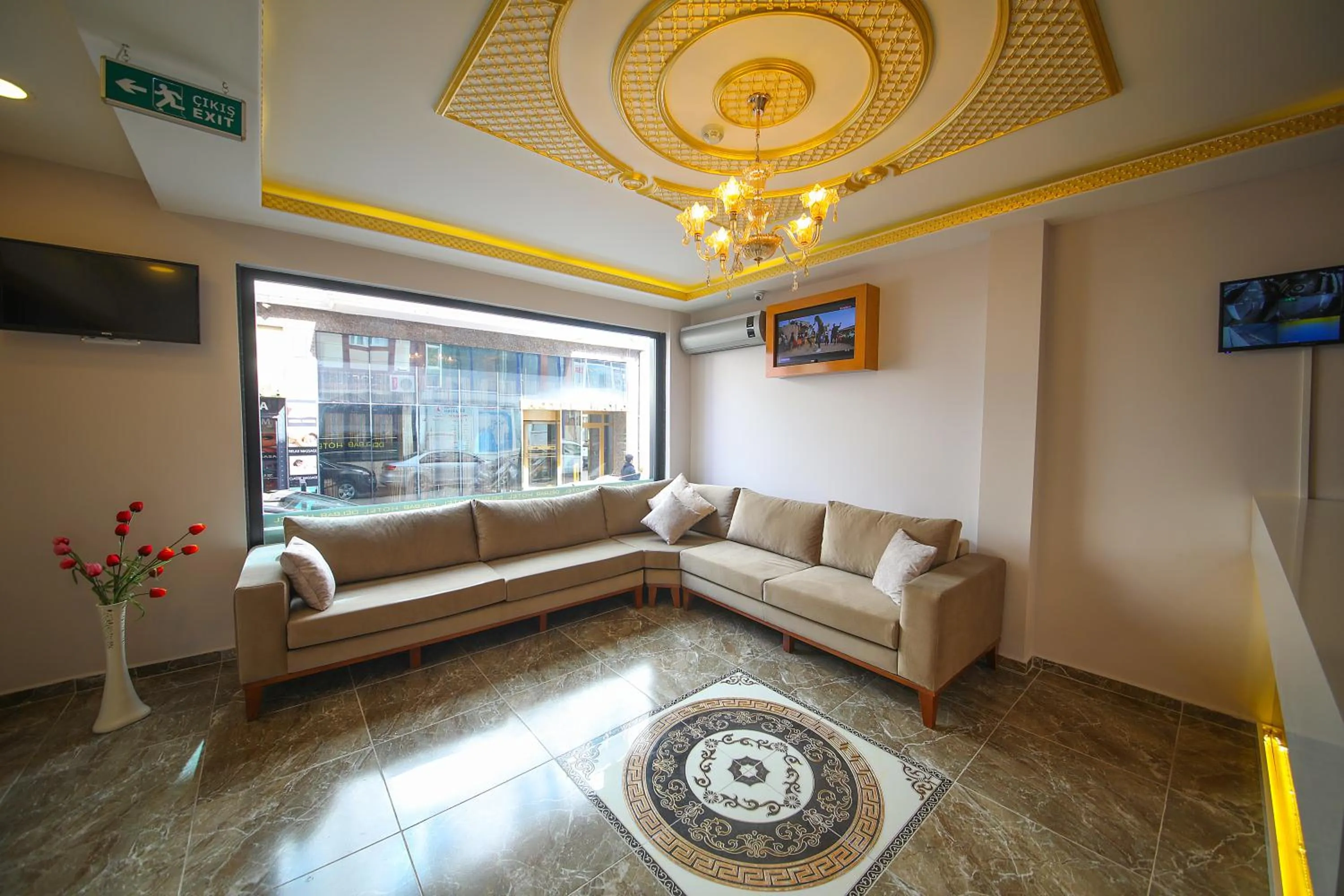 Seating area in DELBAB HOTEL