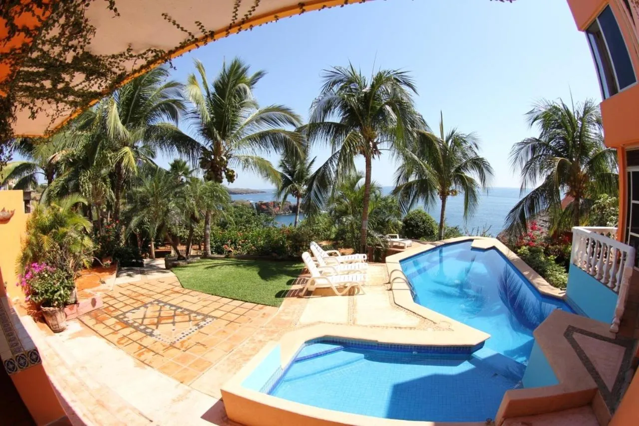Patio in Hotel Villa Tropical