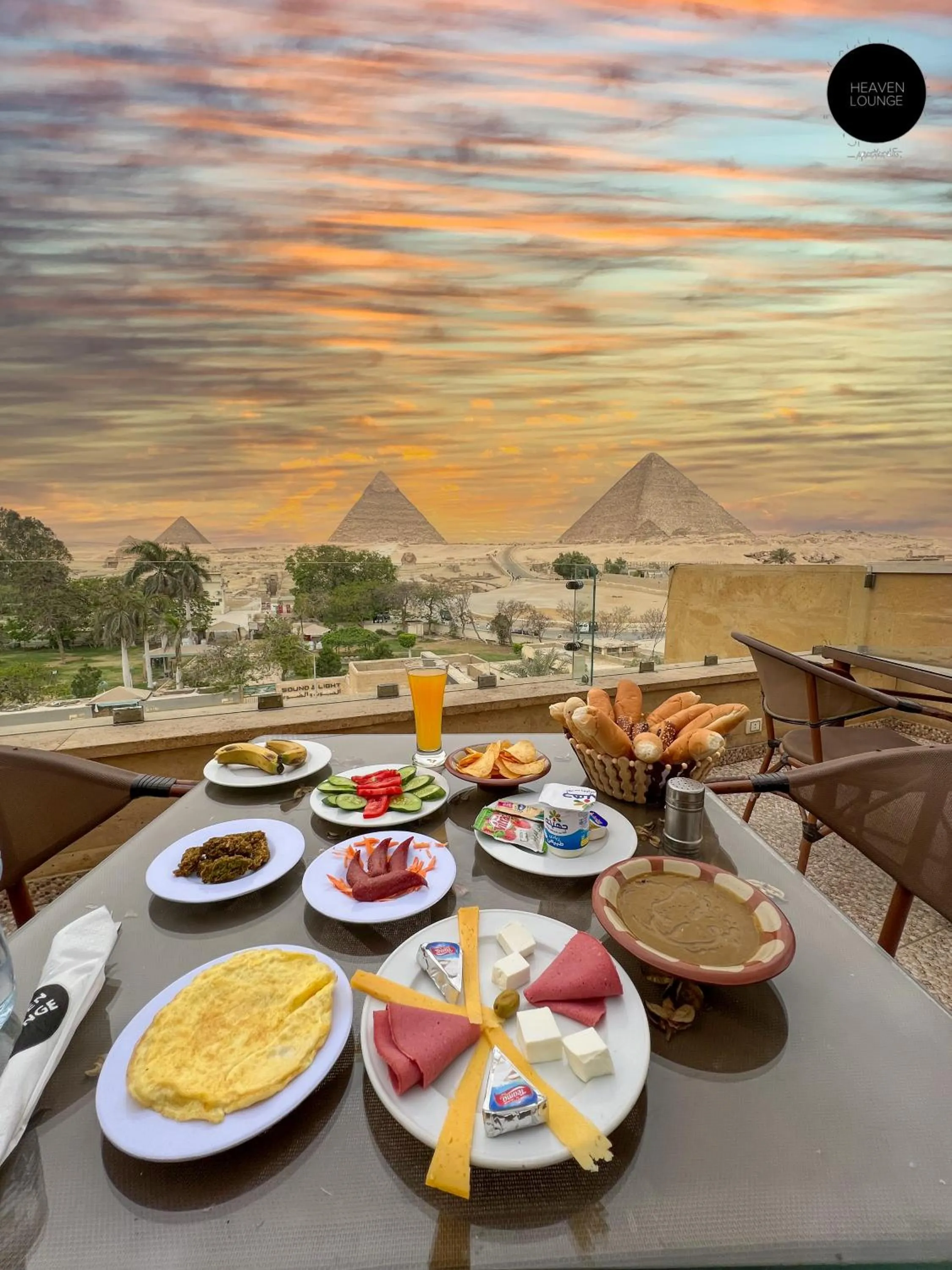 Restaurant/places to eat in Giza Pyramids View Inn