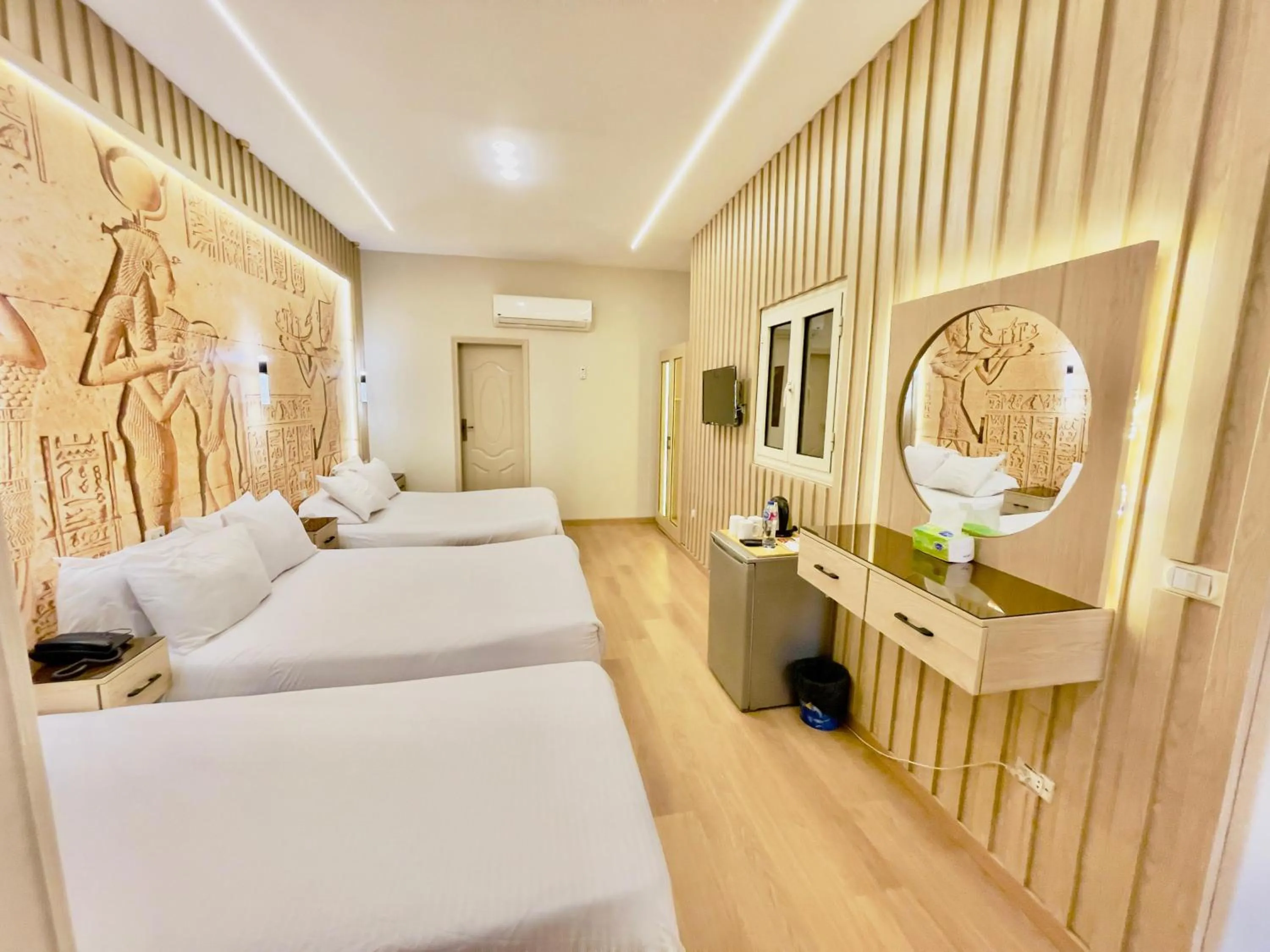 Bed in Giza Pyramids View Inn