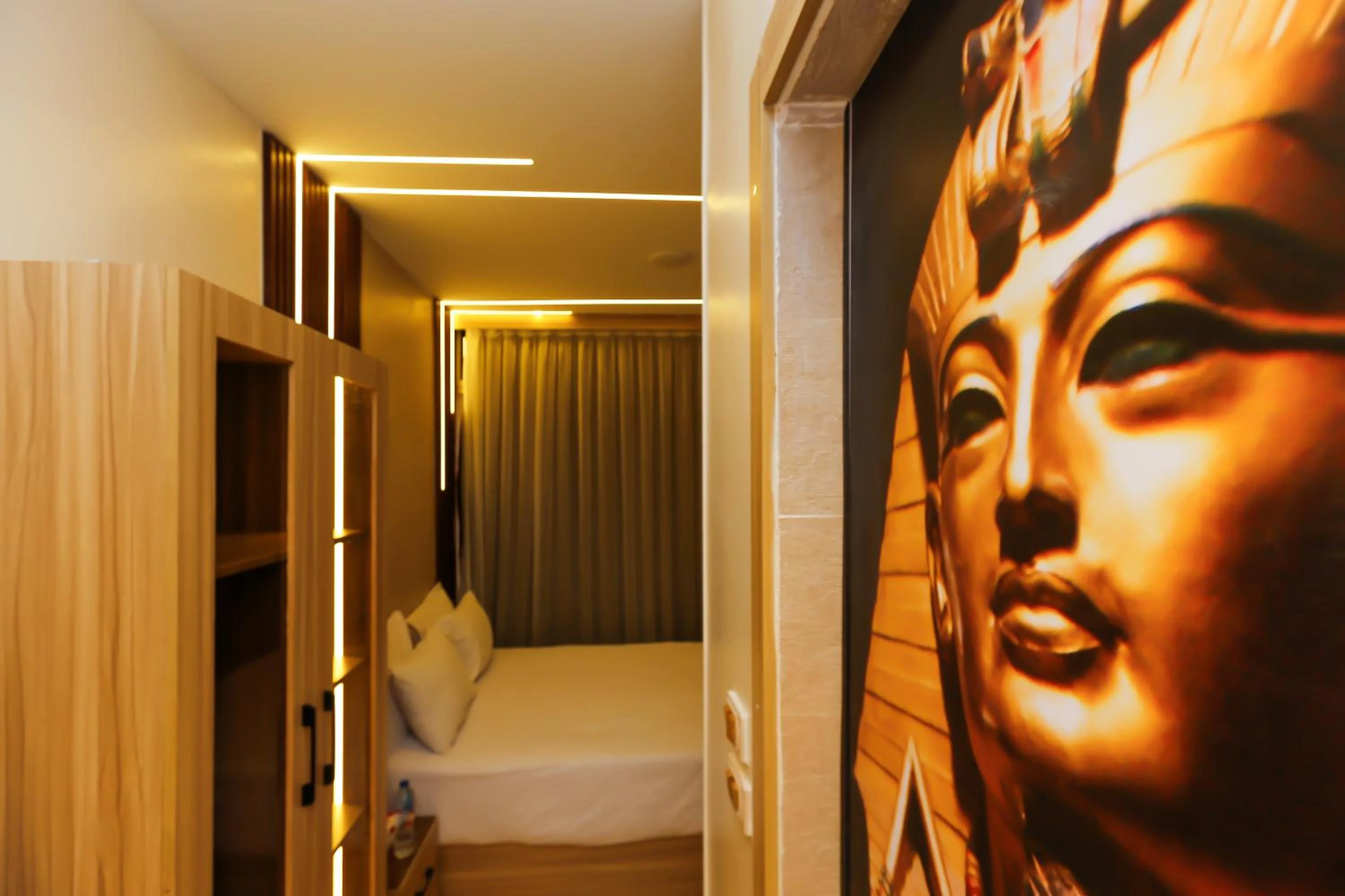 Bedroom, Bed in Giza Pyramids View Inn