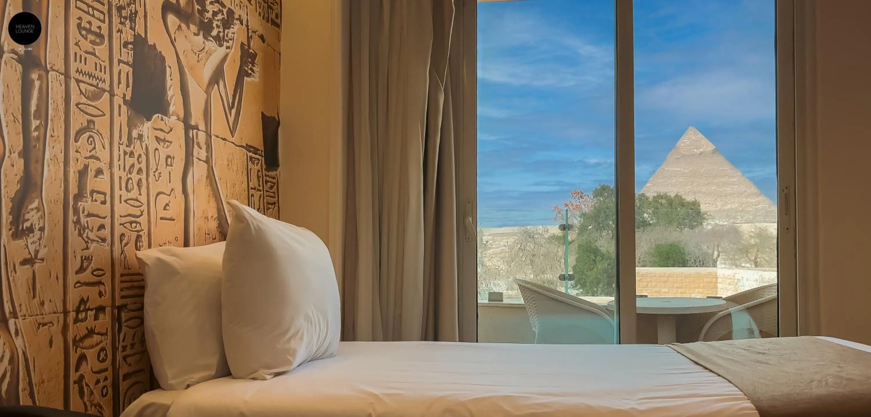 Bed in Giza Pyramids View Inn