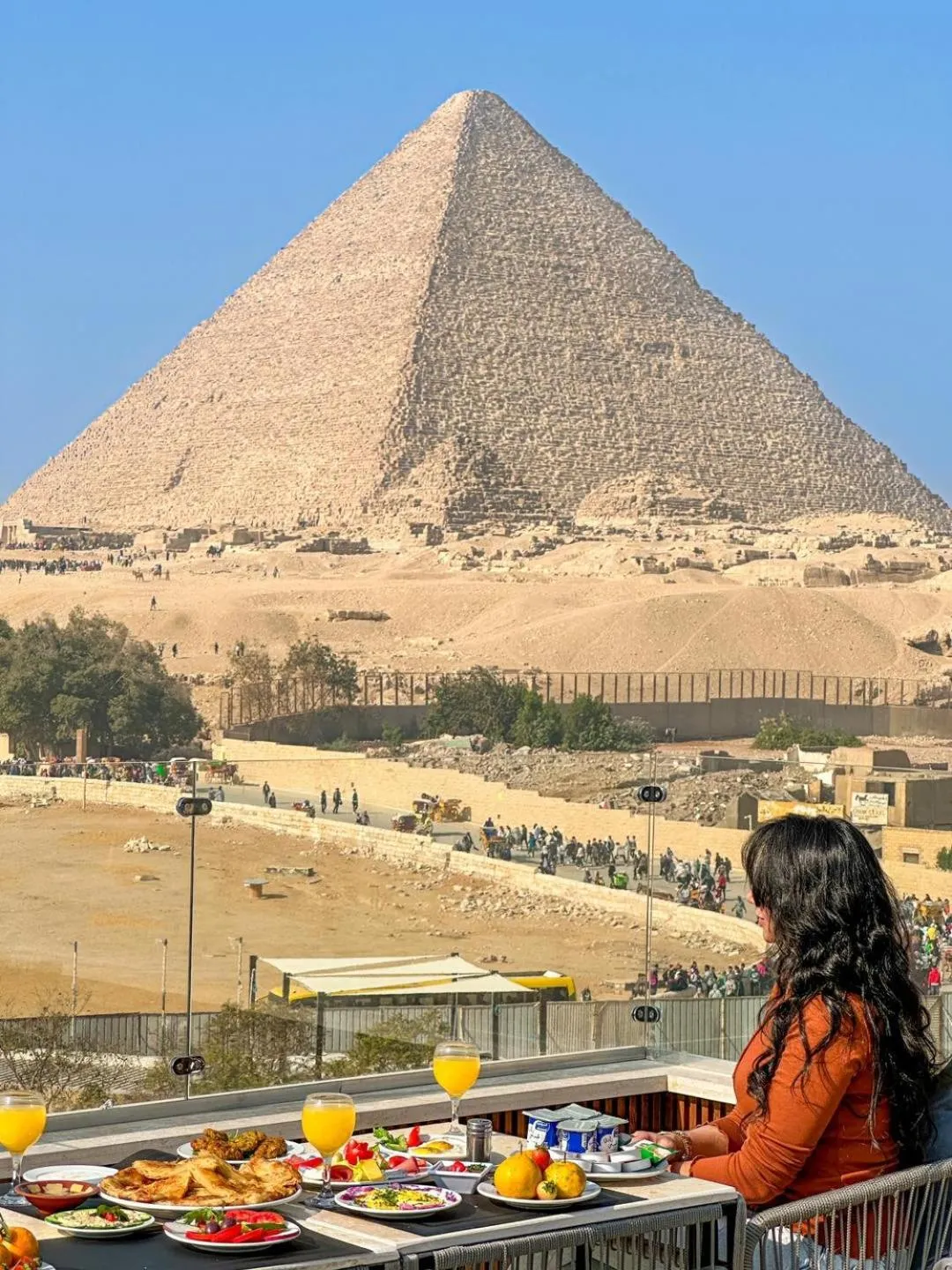 Restaurant/places to eat in Giza Pyramids View Inn