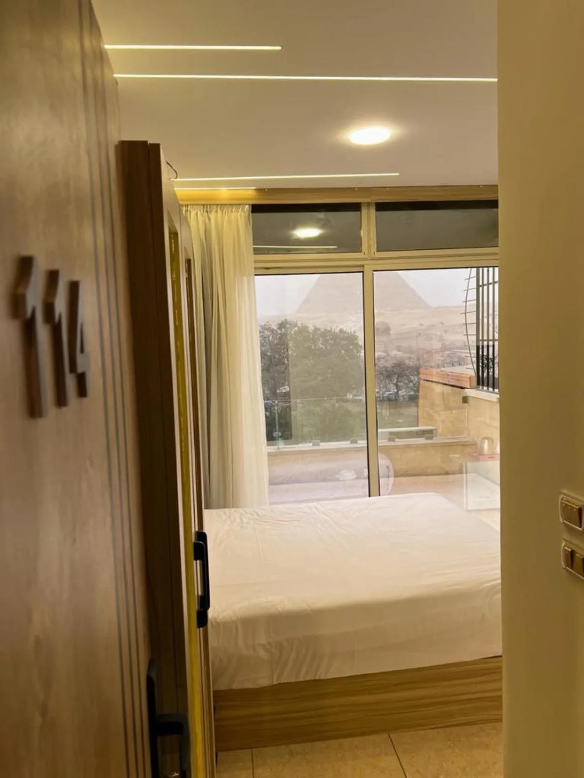 Bedroom, Bed in Giza Pyramids View Inn