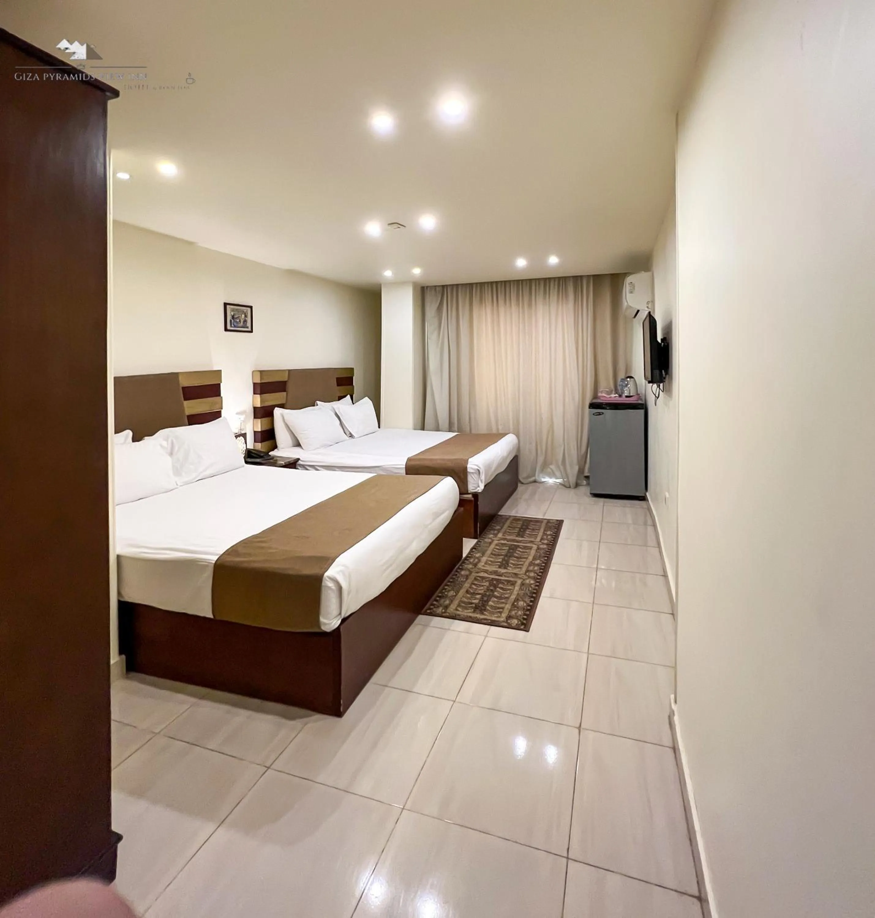 Bedroom, Bed in Giza Pyramids View Inn