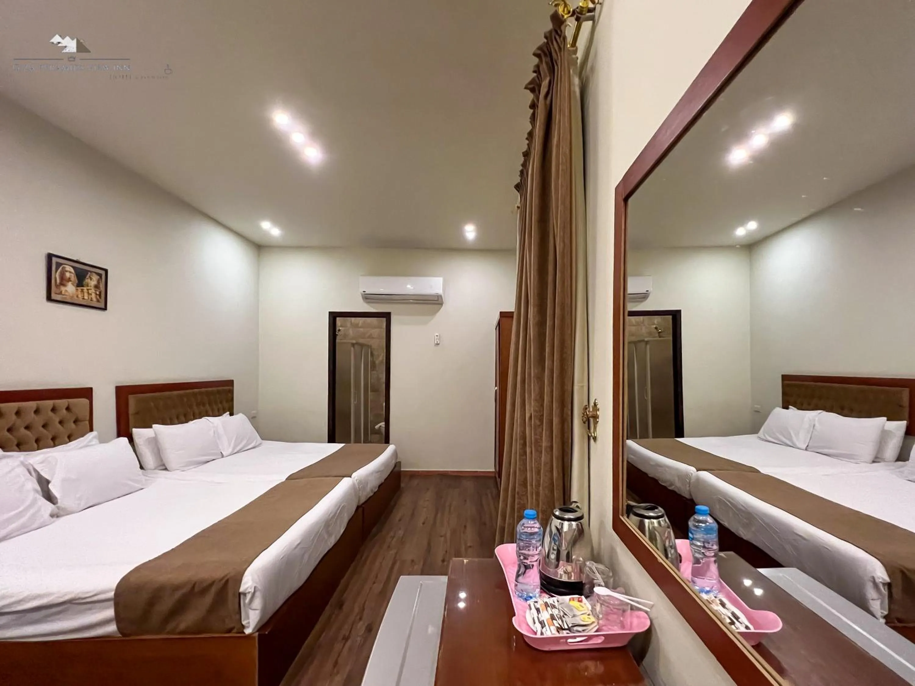 Bed in Giza Pyramids View Inn