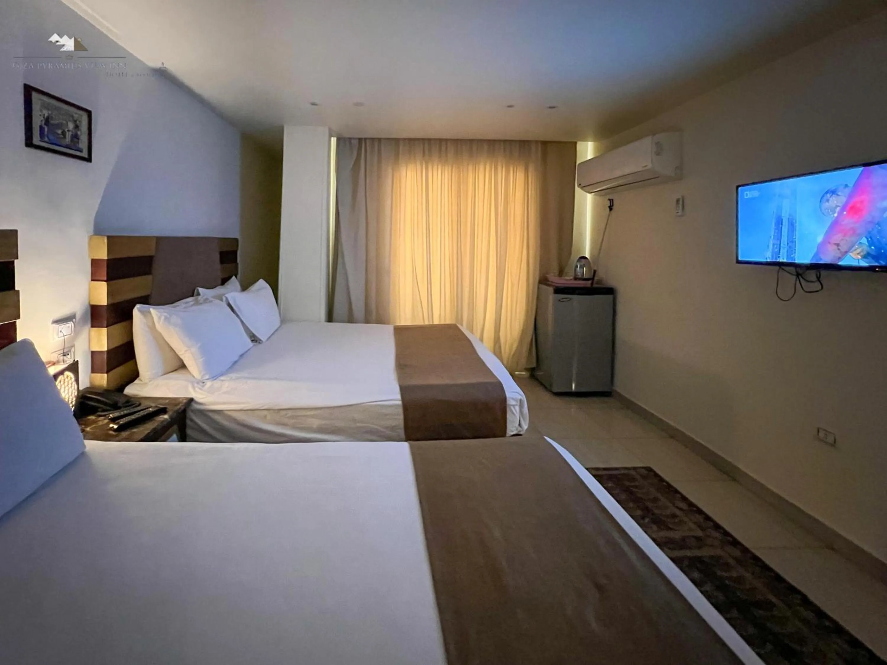 Bedroom, Bed in Giza Pyramids View Inn