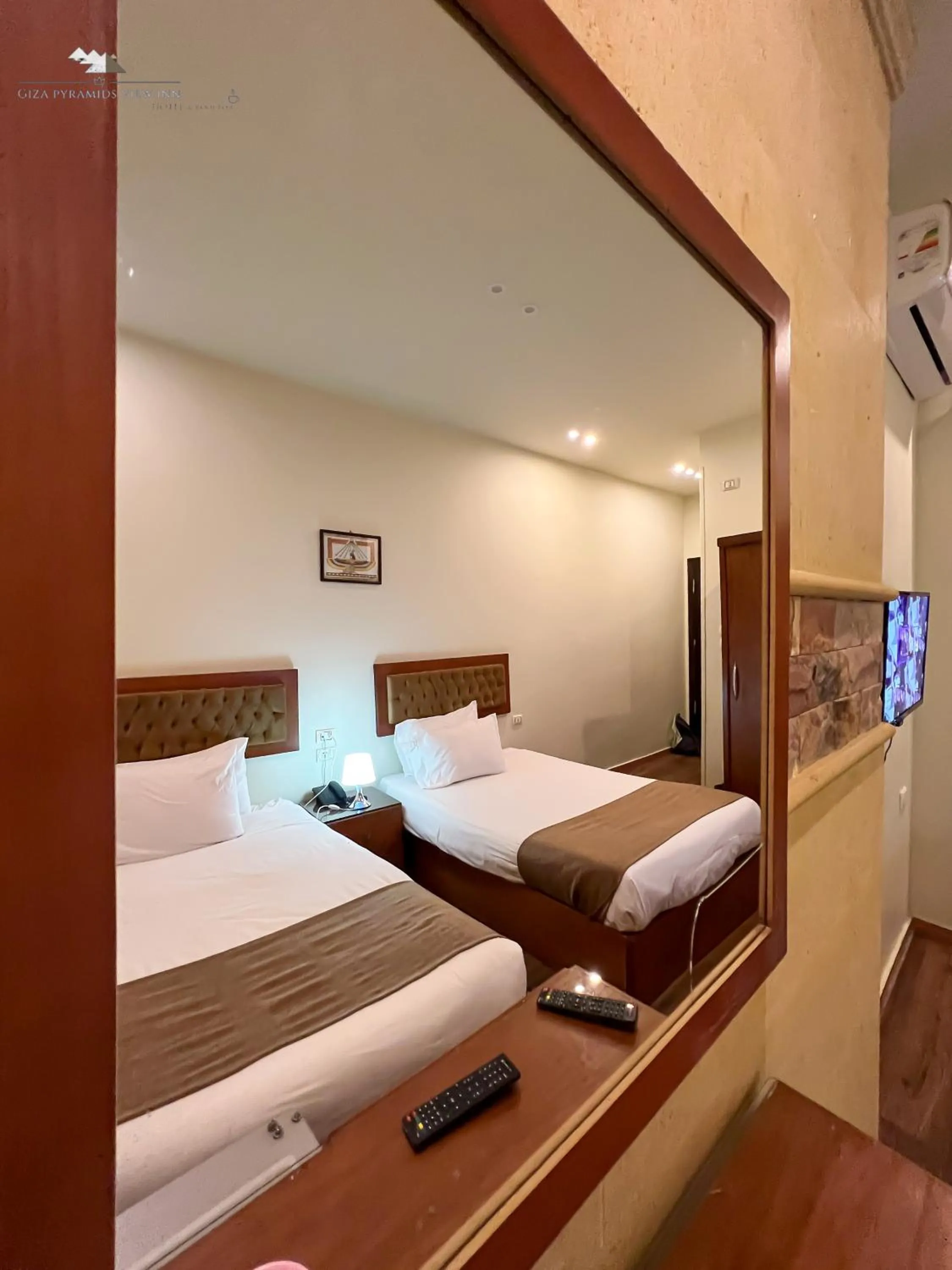 Bedroom, Bed in Giza Pyramids View Inn