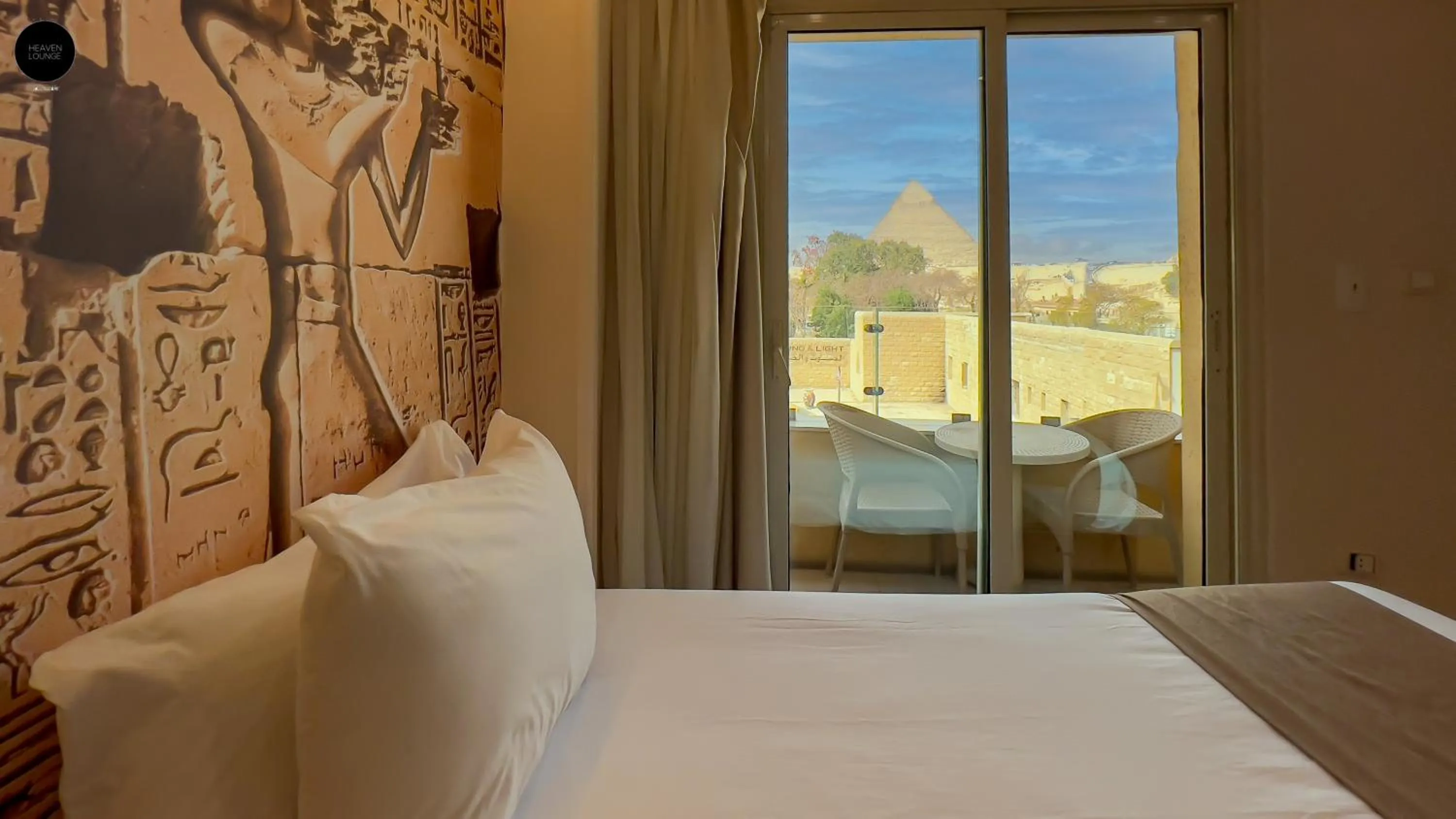 Bed in Giza Pyramids View Inn