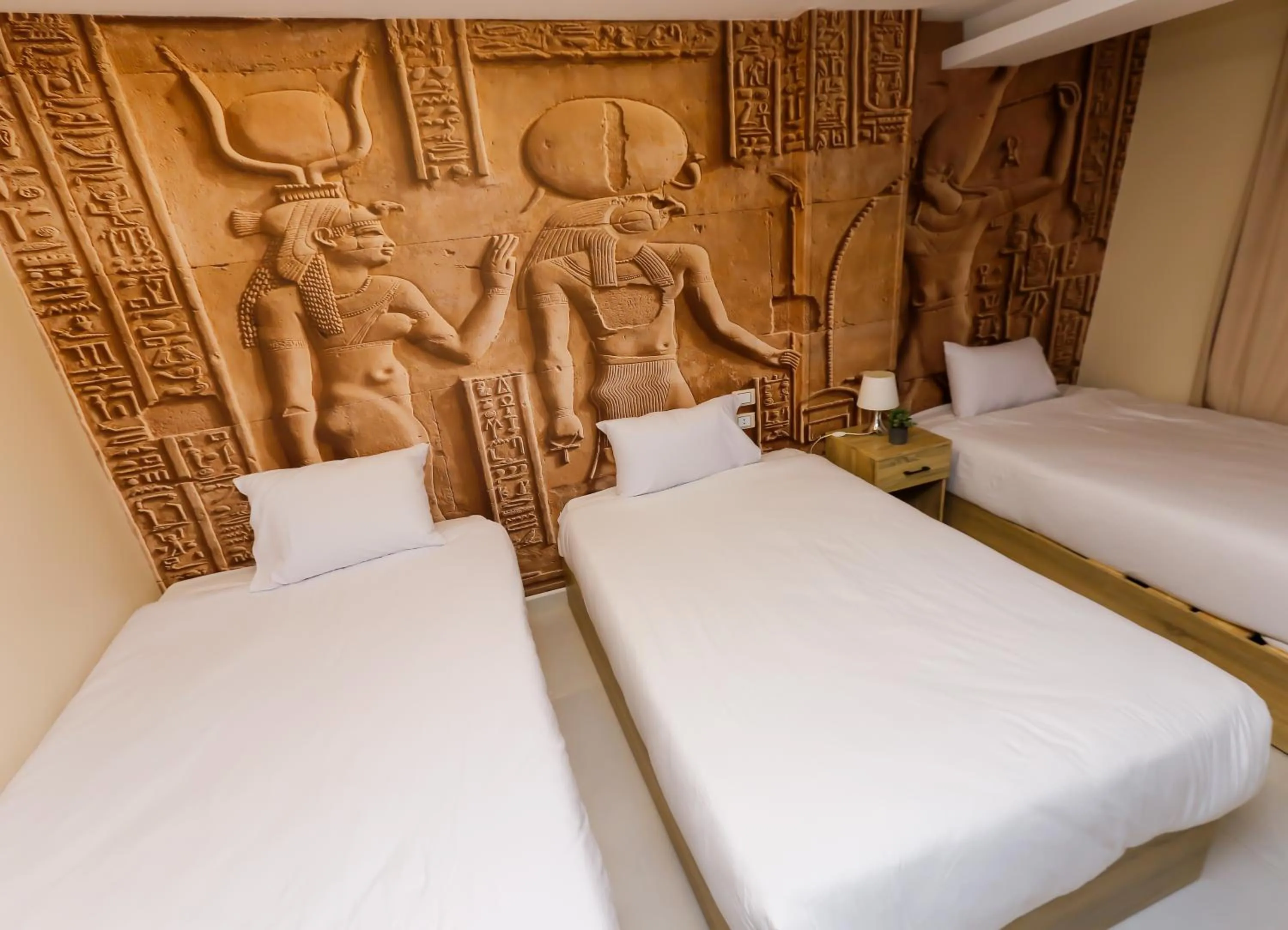 Bedroom, Bed in Giza Pyramids View Inn