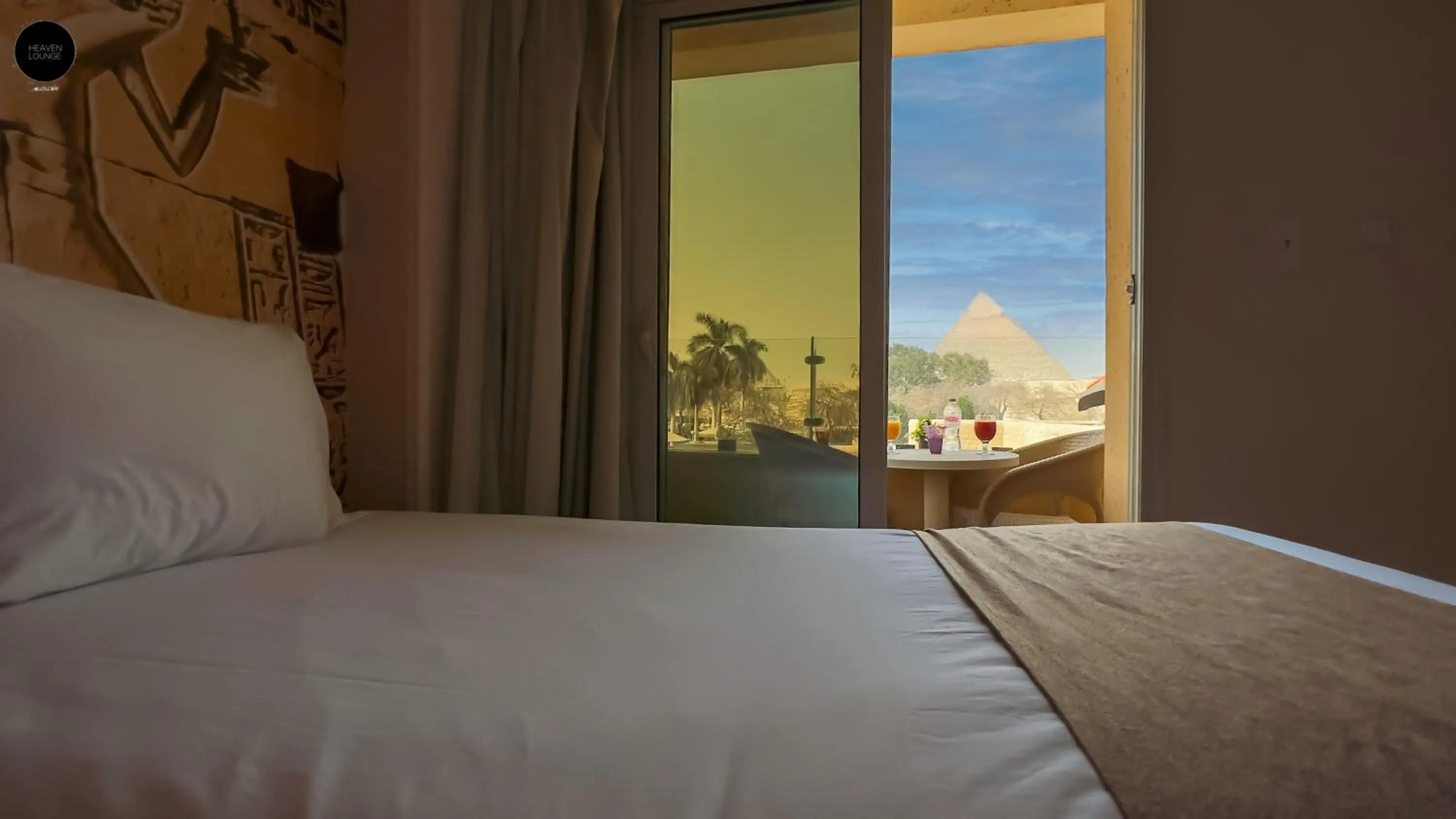 Bed in Giza Pyramids View Inn