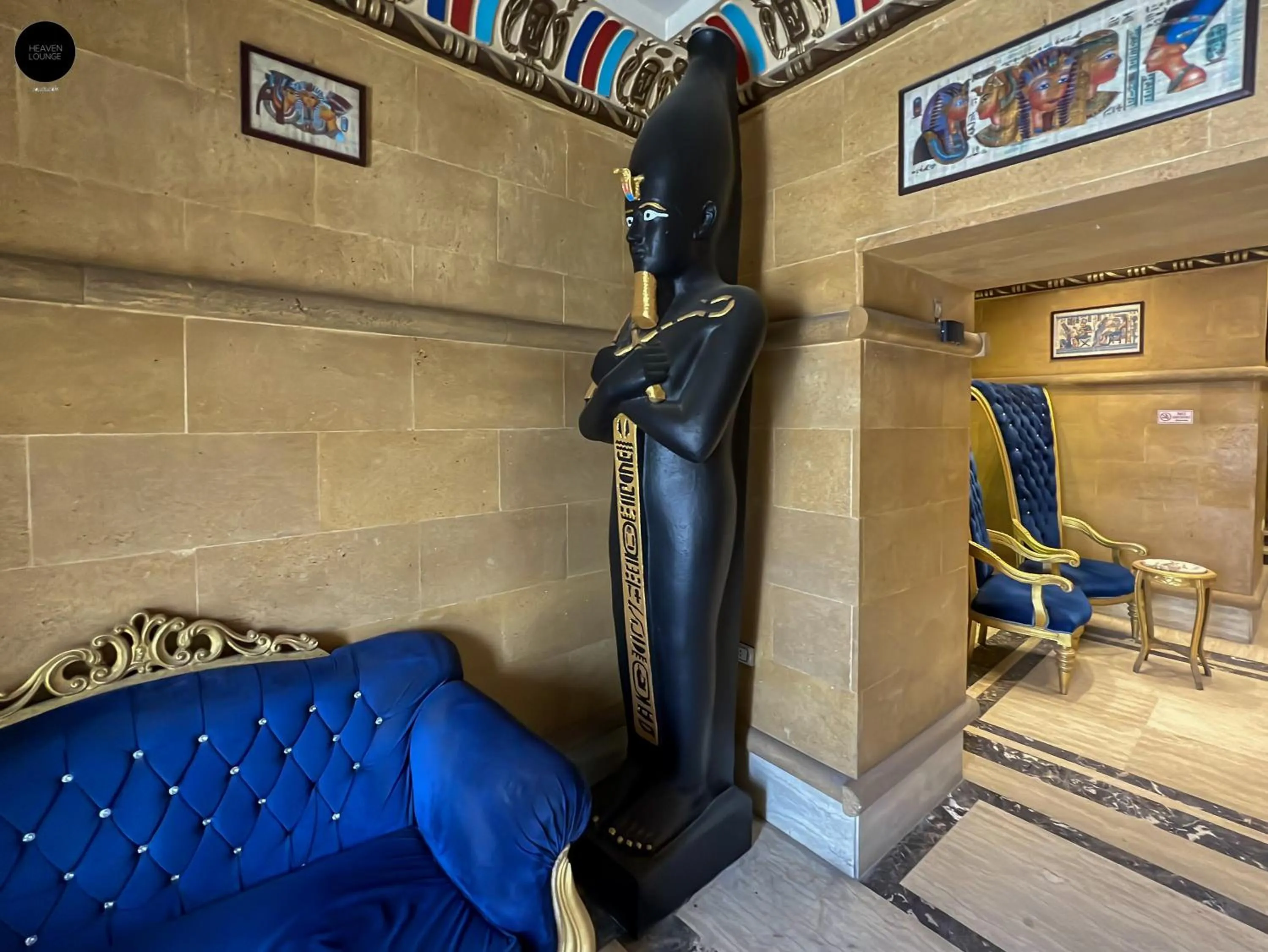 Living room in Giza Pyramids View Inn