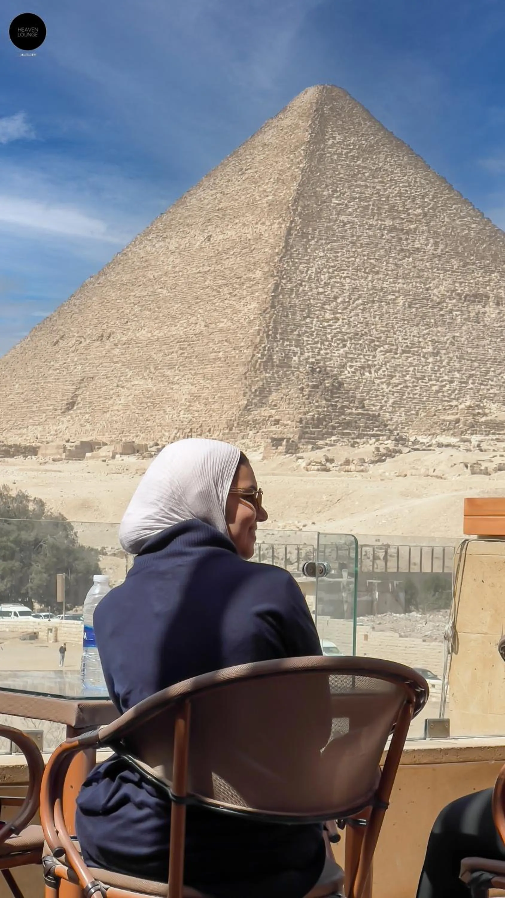 Seating area in Giza Pyramids View Inn