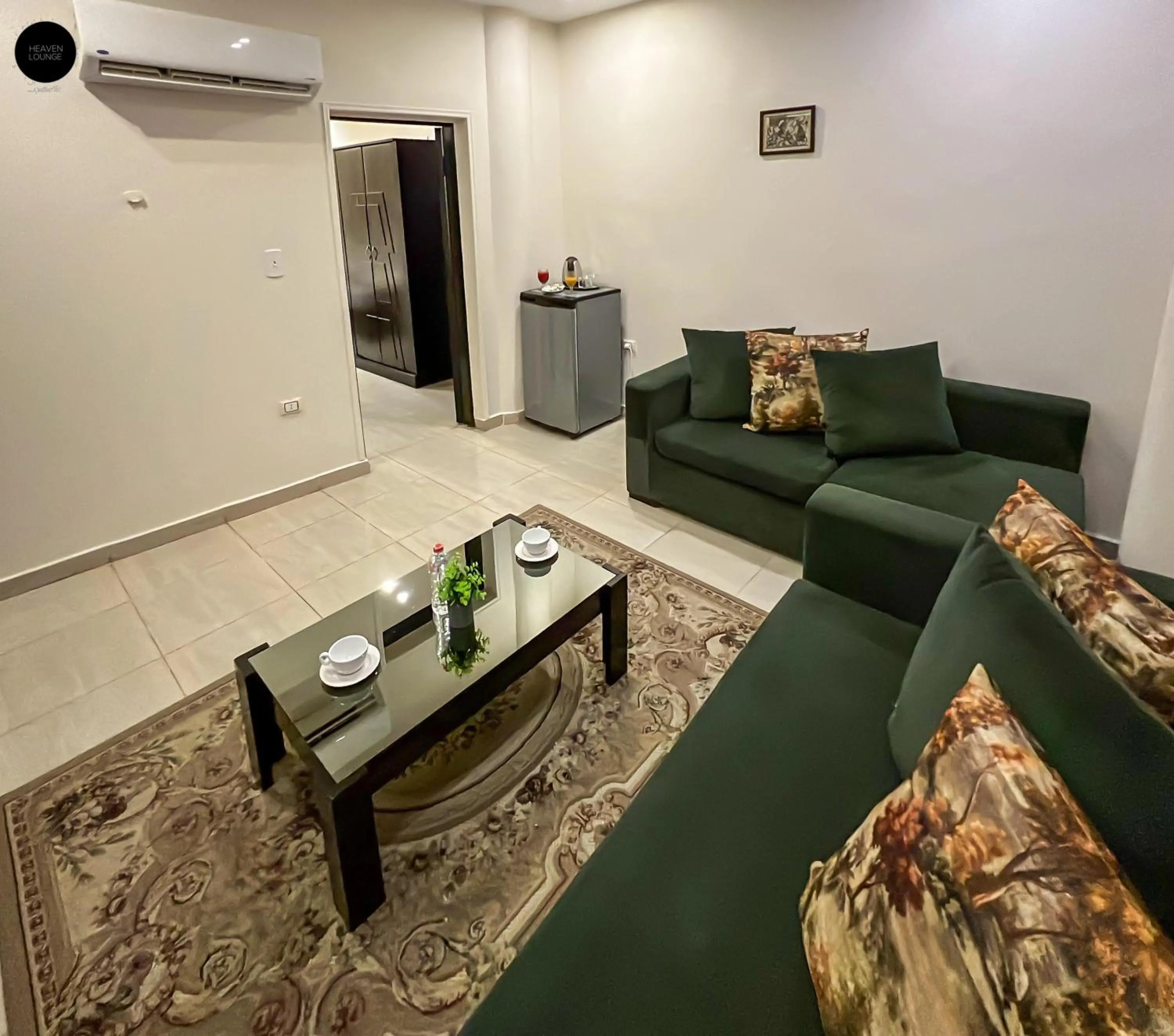 Living room in Giza Pyramids View Inn