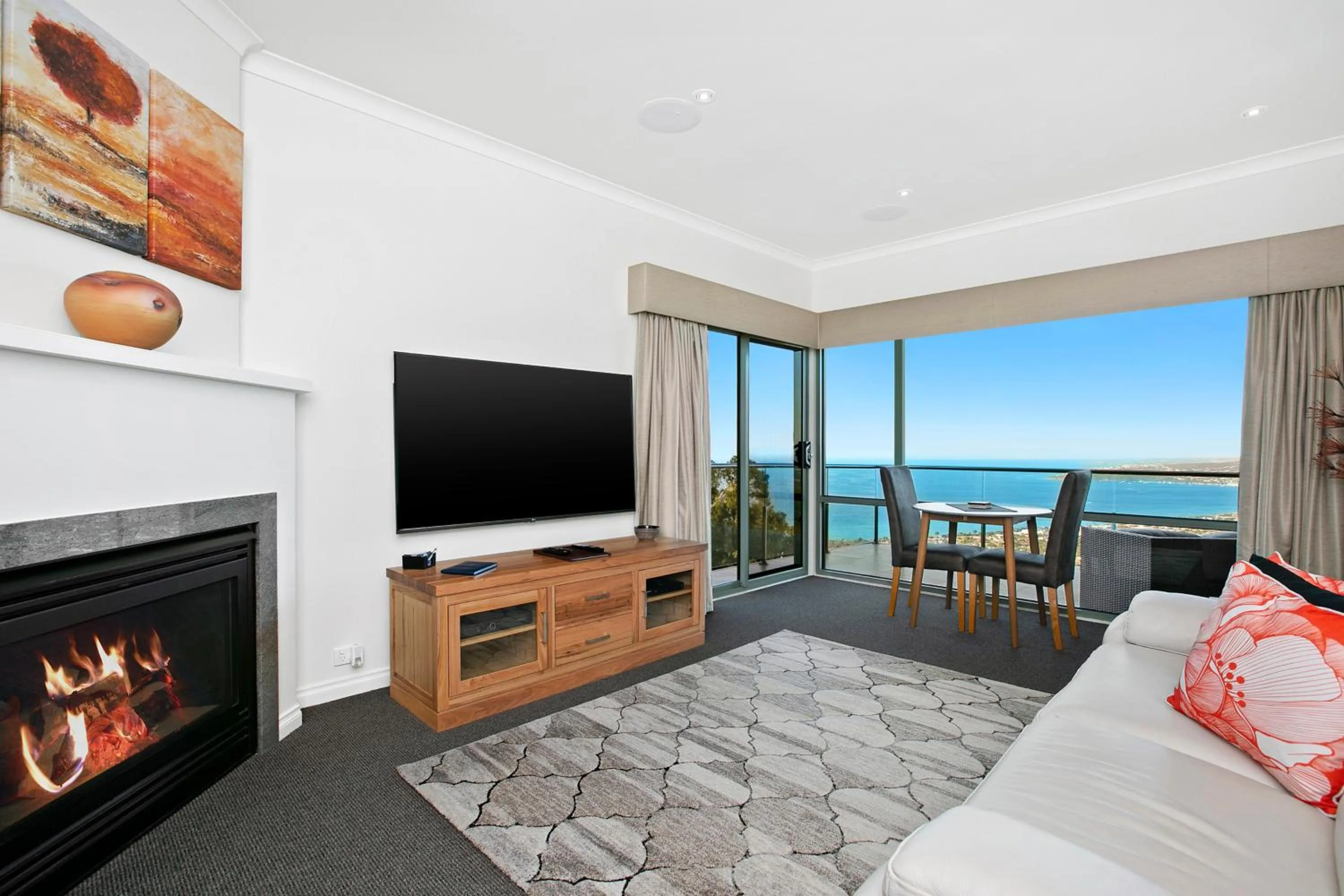 Living room, Bed in Arthurs Views