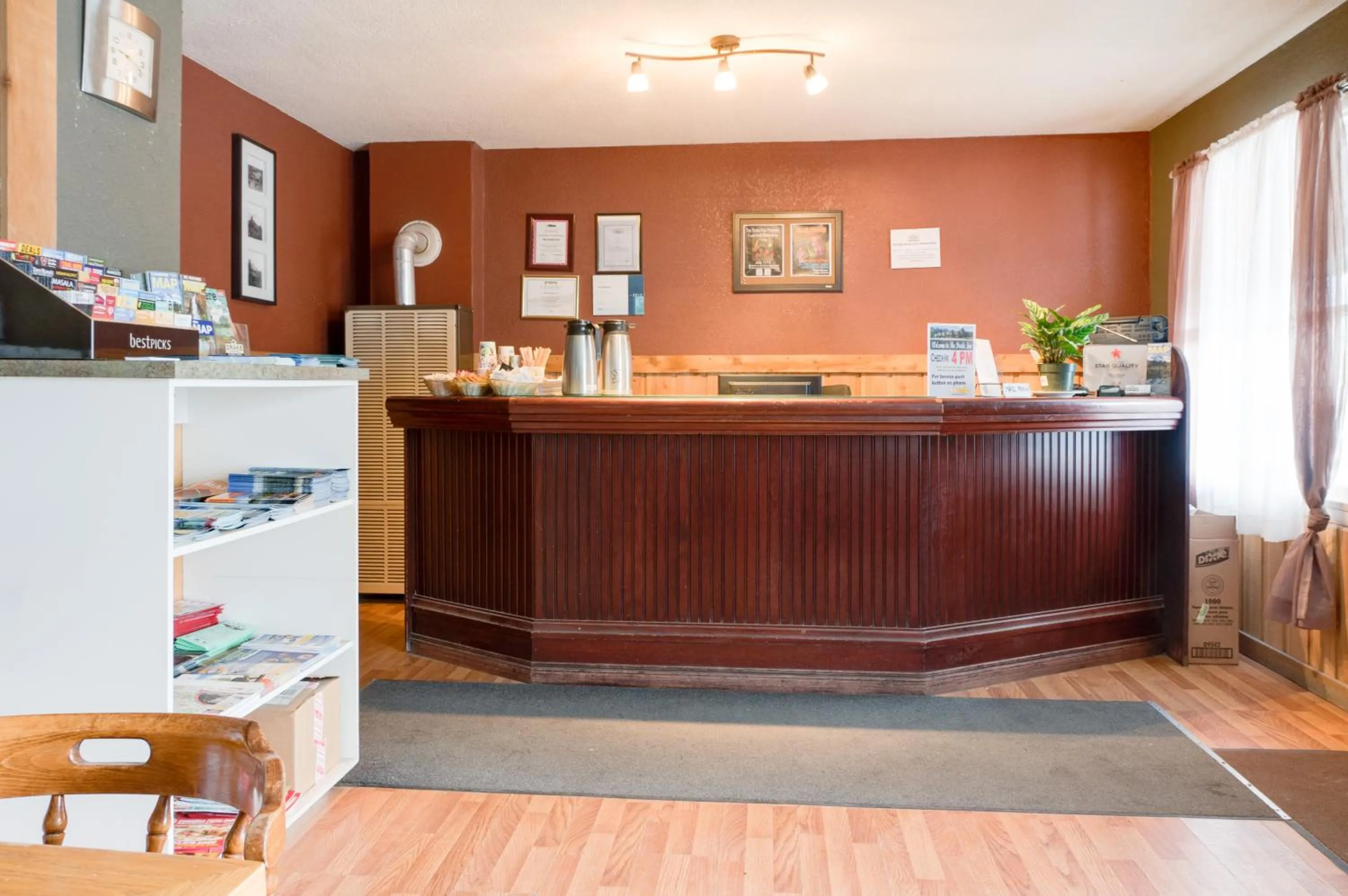 Lobby or reception in The Drake Inn