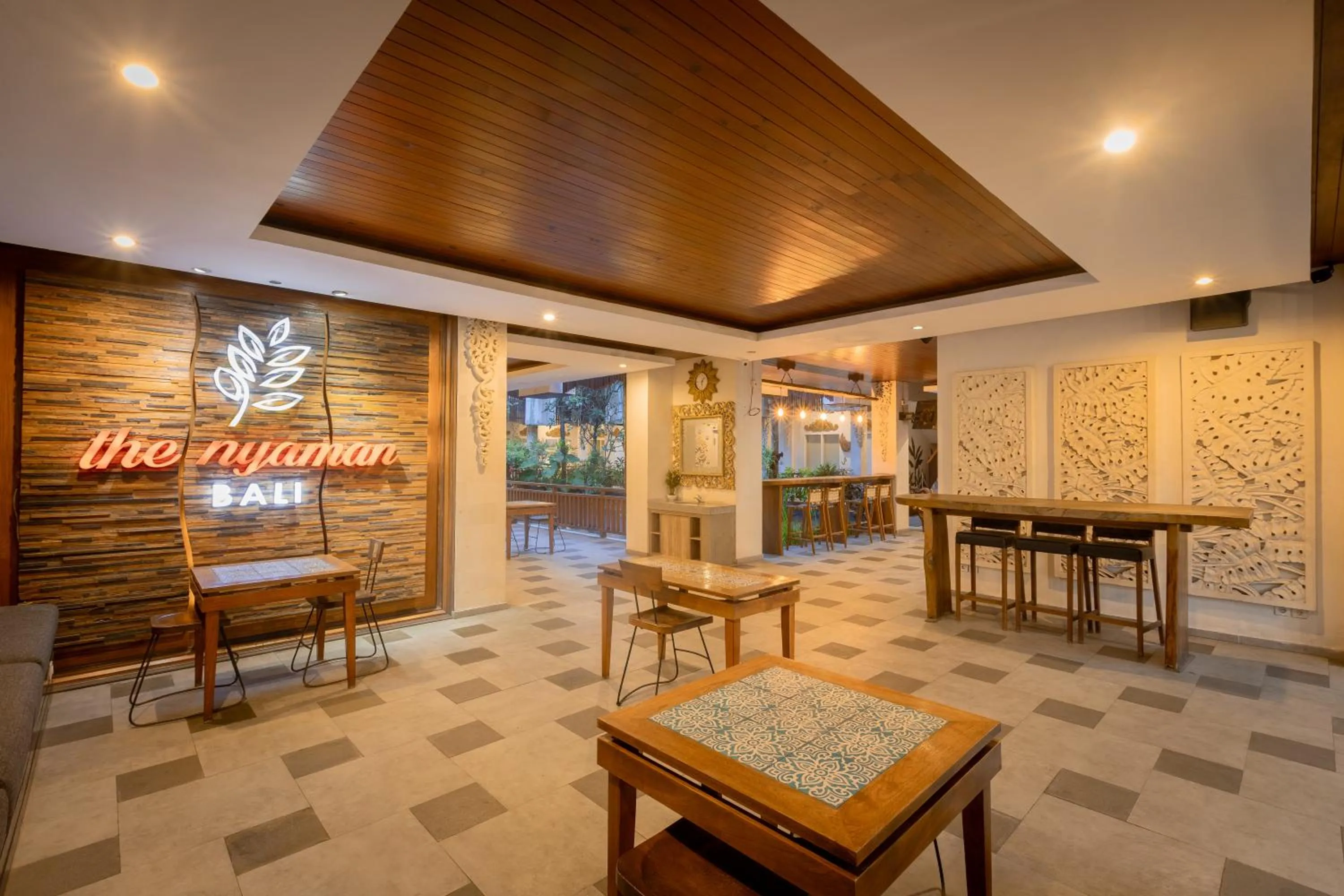 Seating area in The Nyaman Hotel Bali