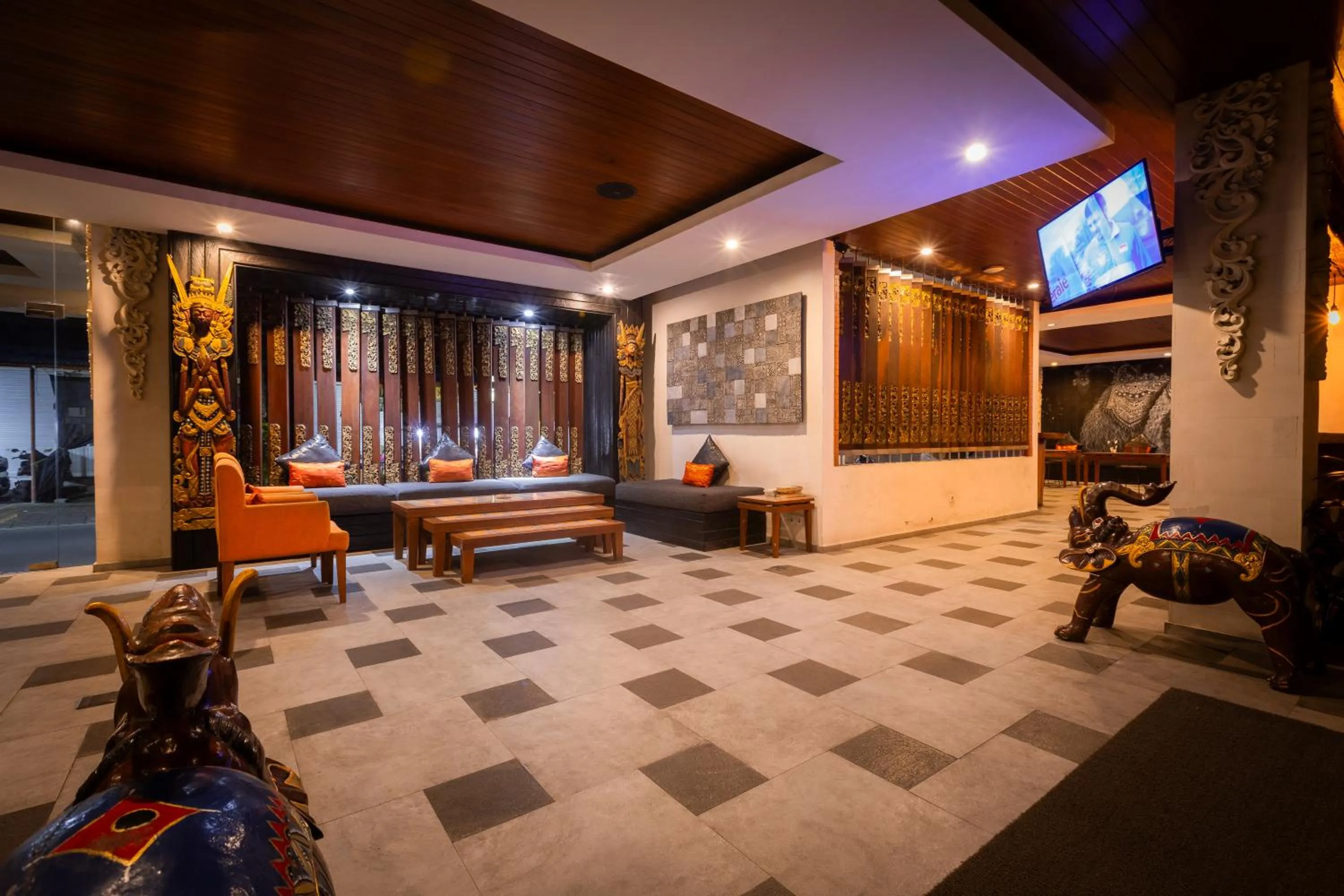 Living room in The Nyaman Hotel Bali