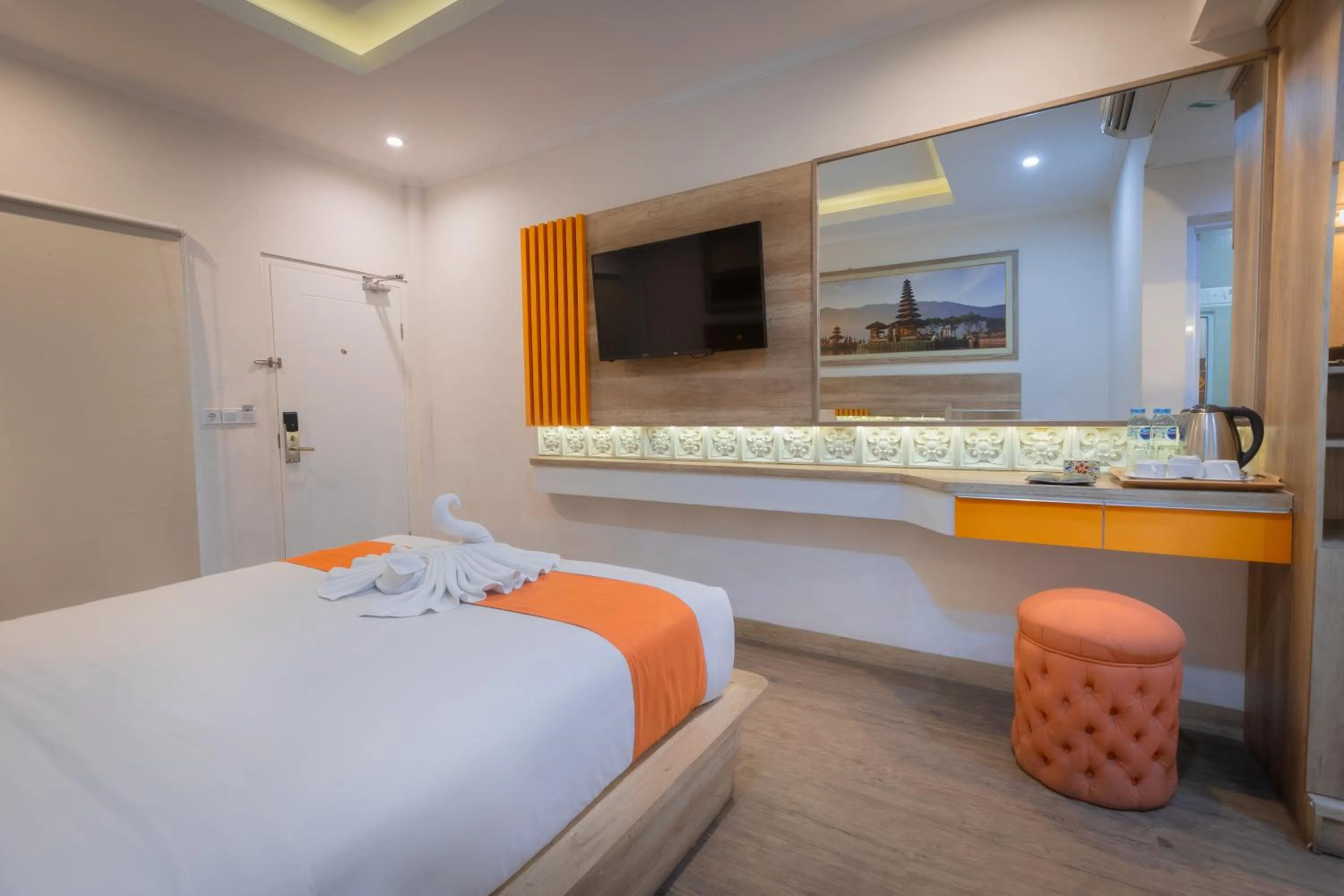 Bedroom, Bed in The Nyaman Hotel Bali