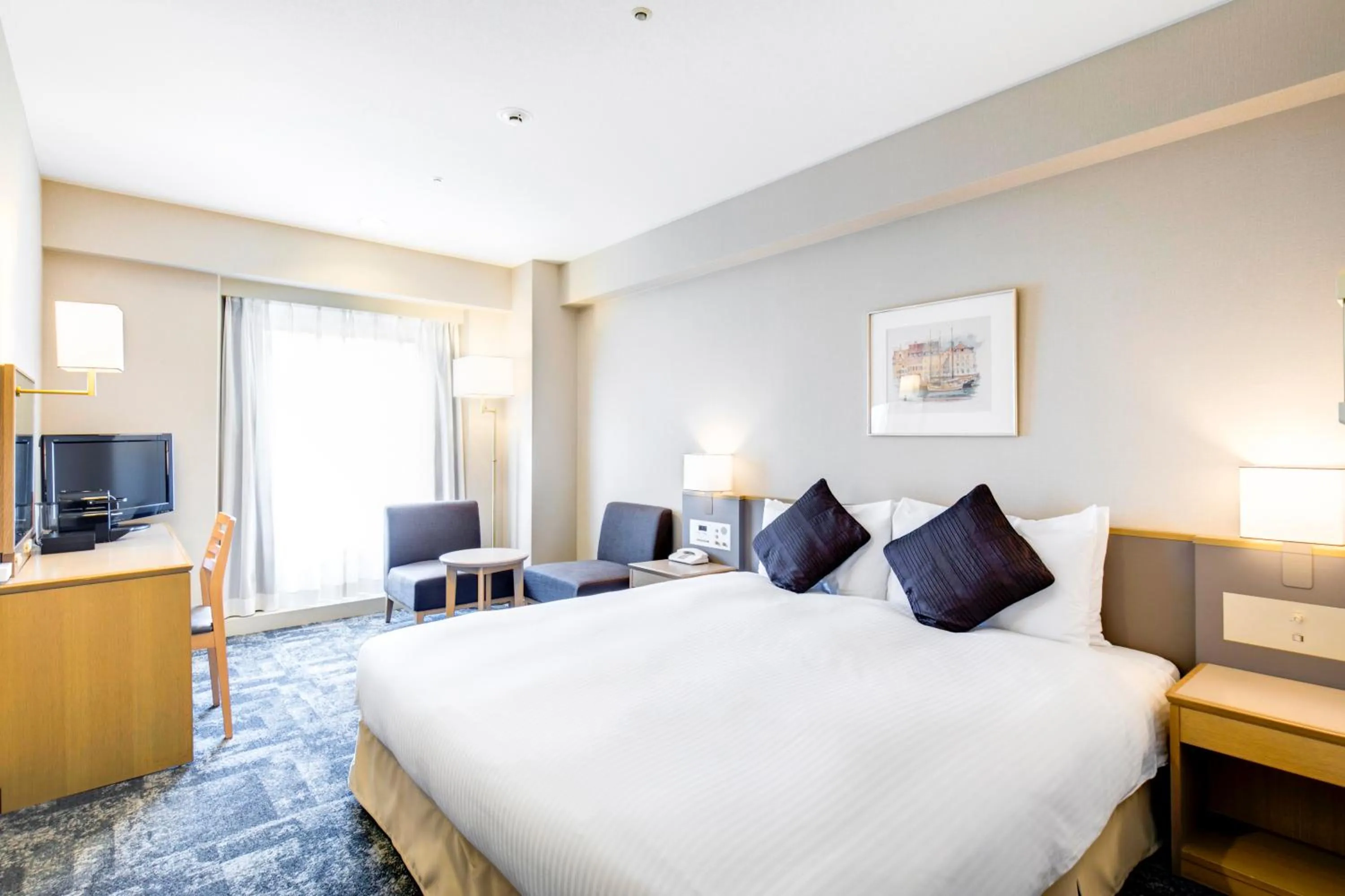 Photo of the whole room, Bed in Hotel JAL City Nagano