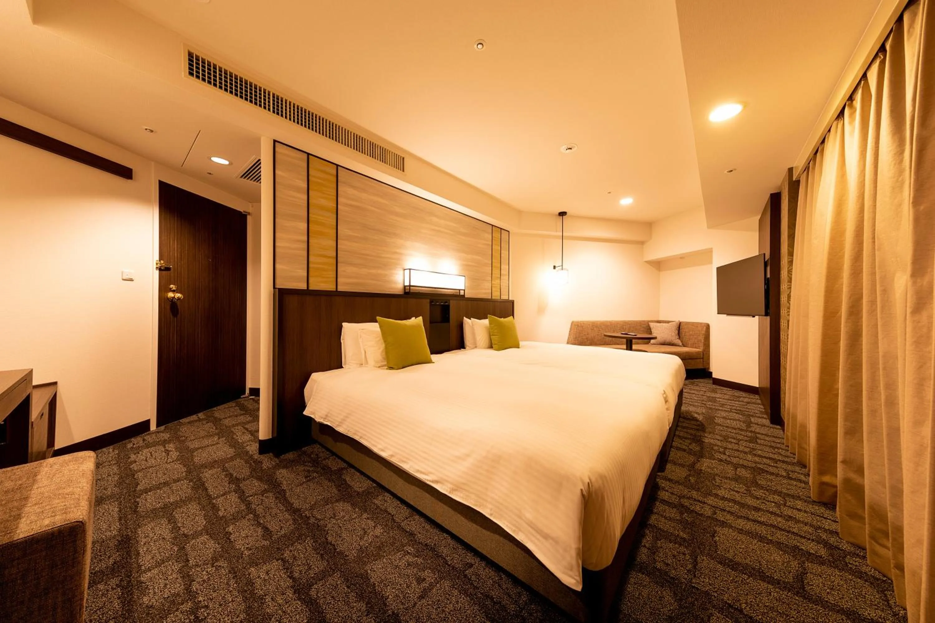 Photo of the whole room, Bed in Hotel JAL City Nagano