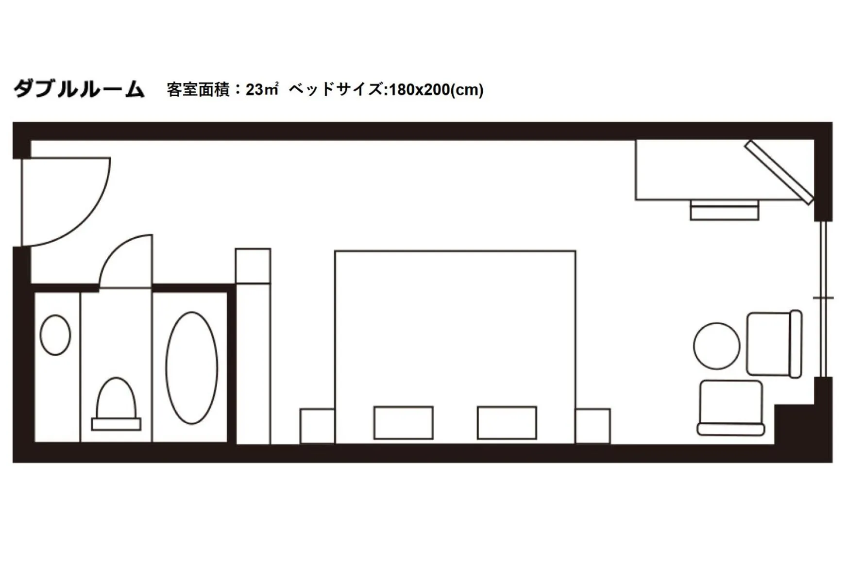 Floor plan in Hotel JAL City Nagano