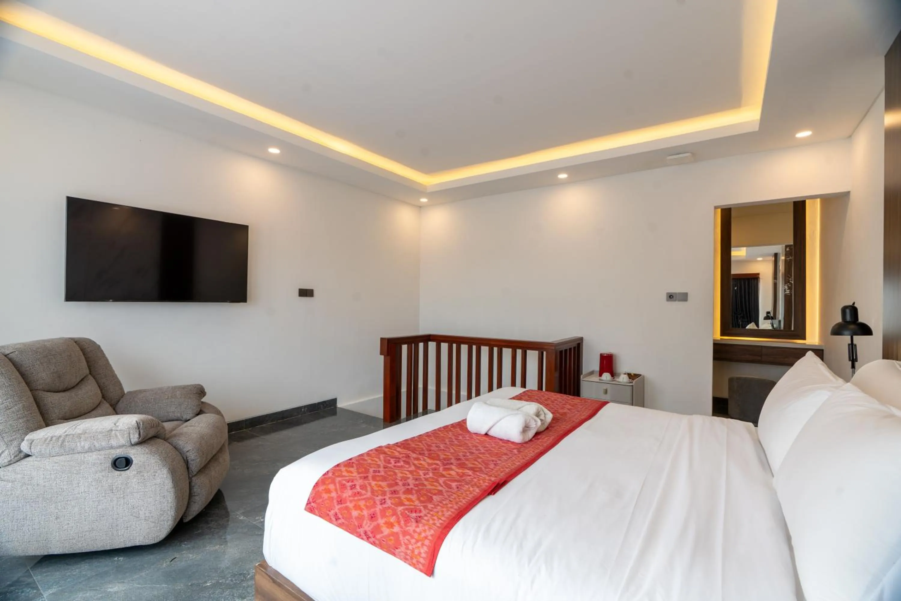 Bedroom, Bed in Utamas Keramas Villa