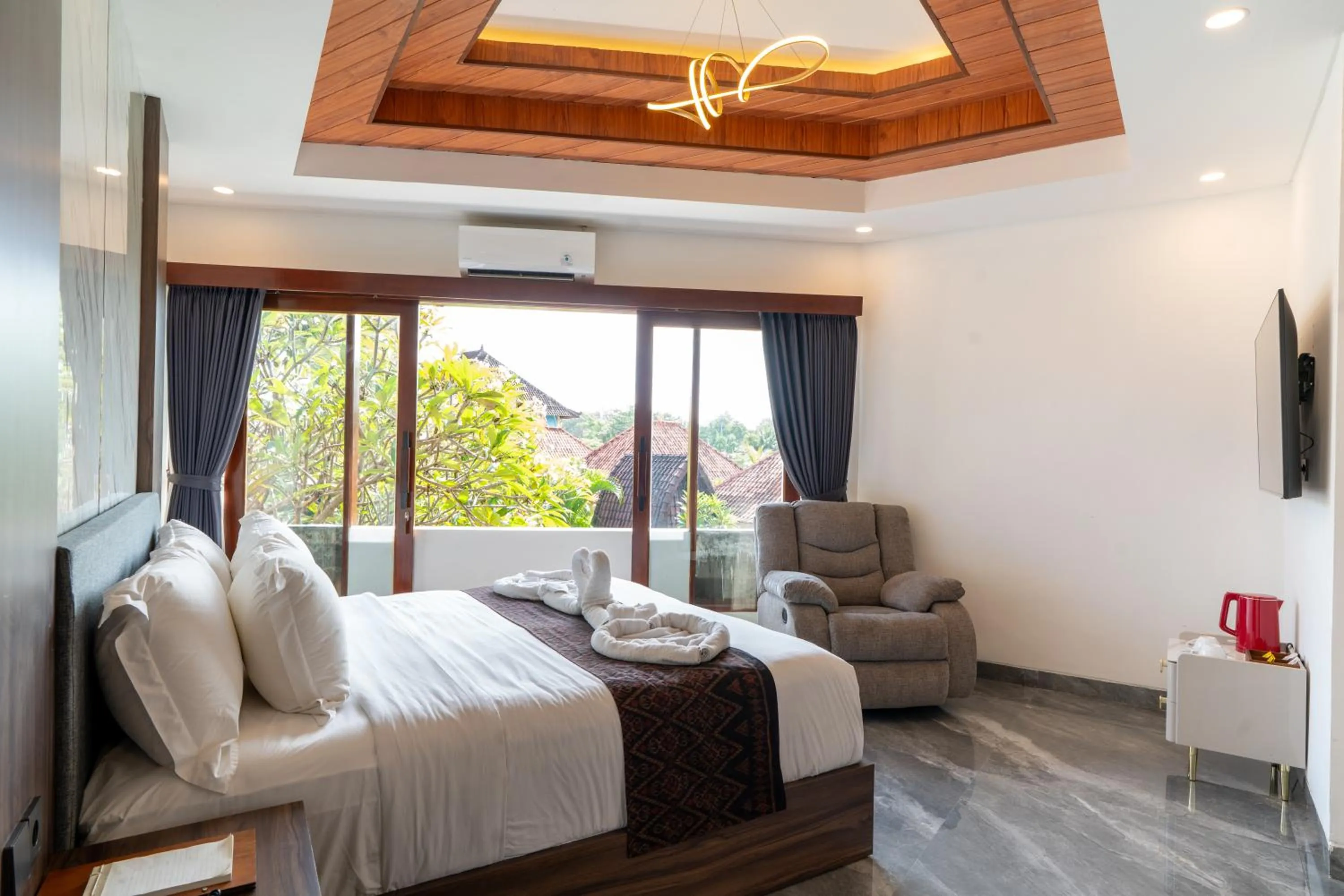 Bedroom, Bed in Utamas Keramas Villa