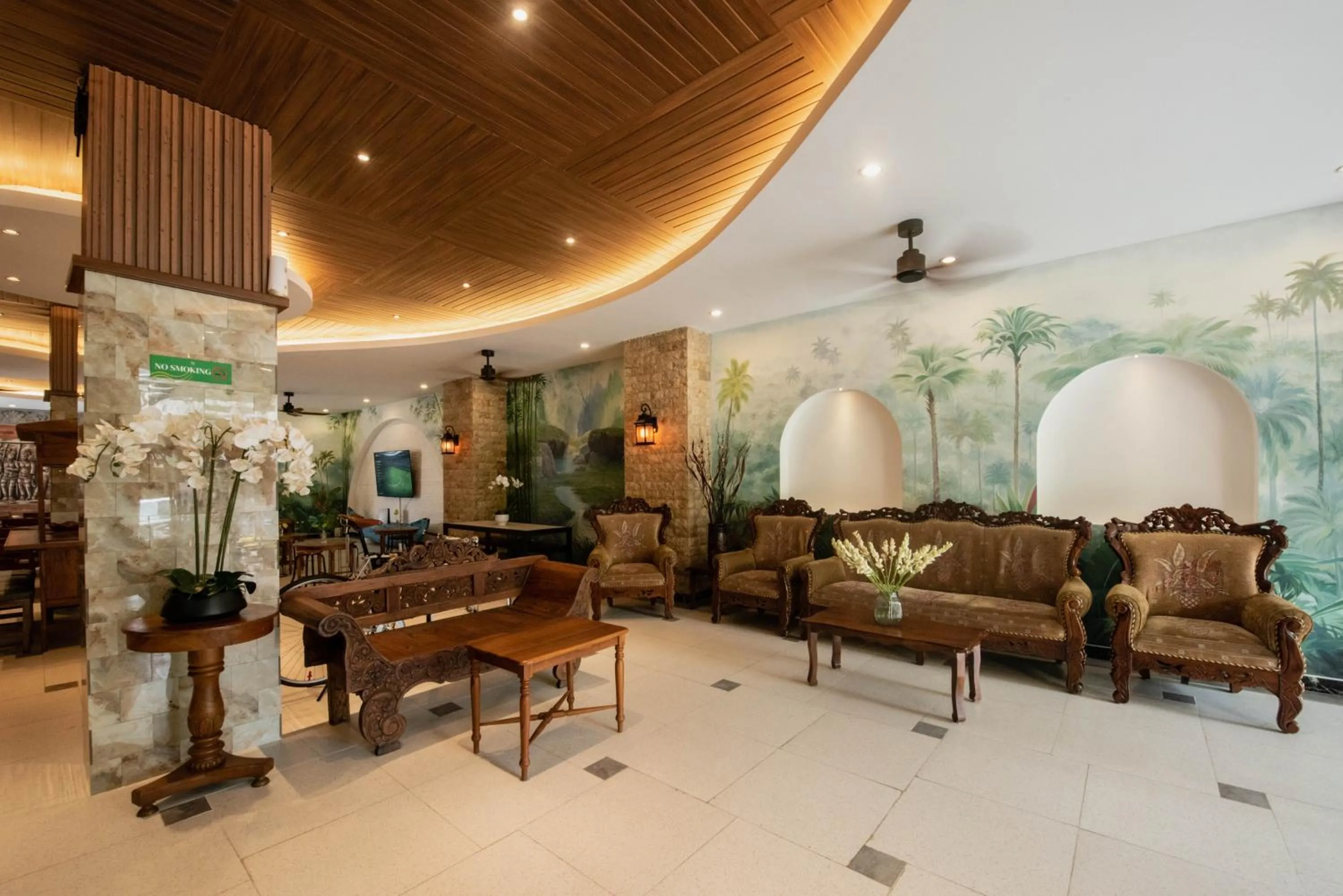 Lobby or reception in Sandat Hotel Legian