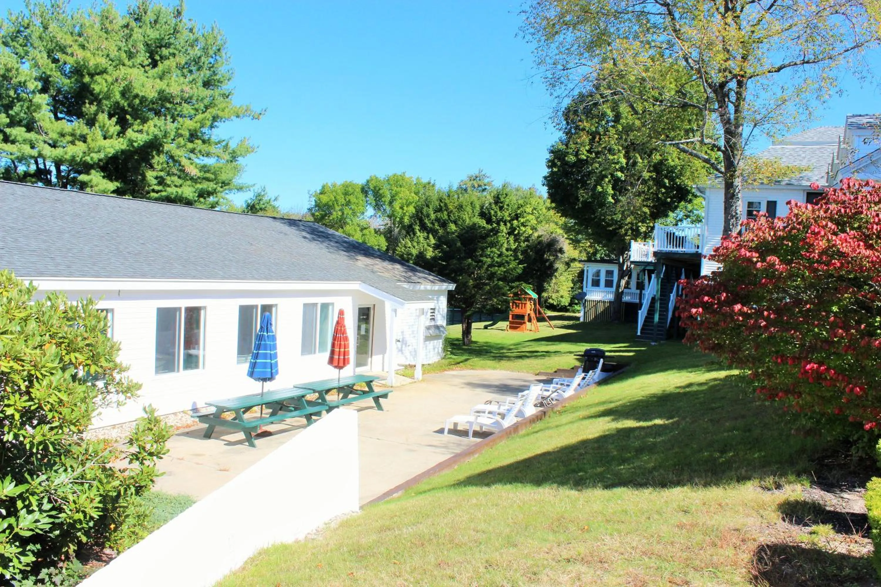 Patio in Windrifter Resort
