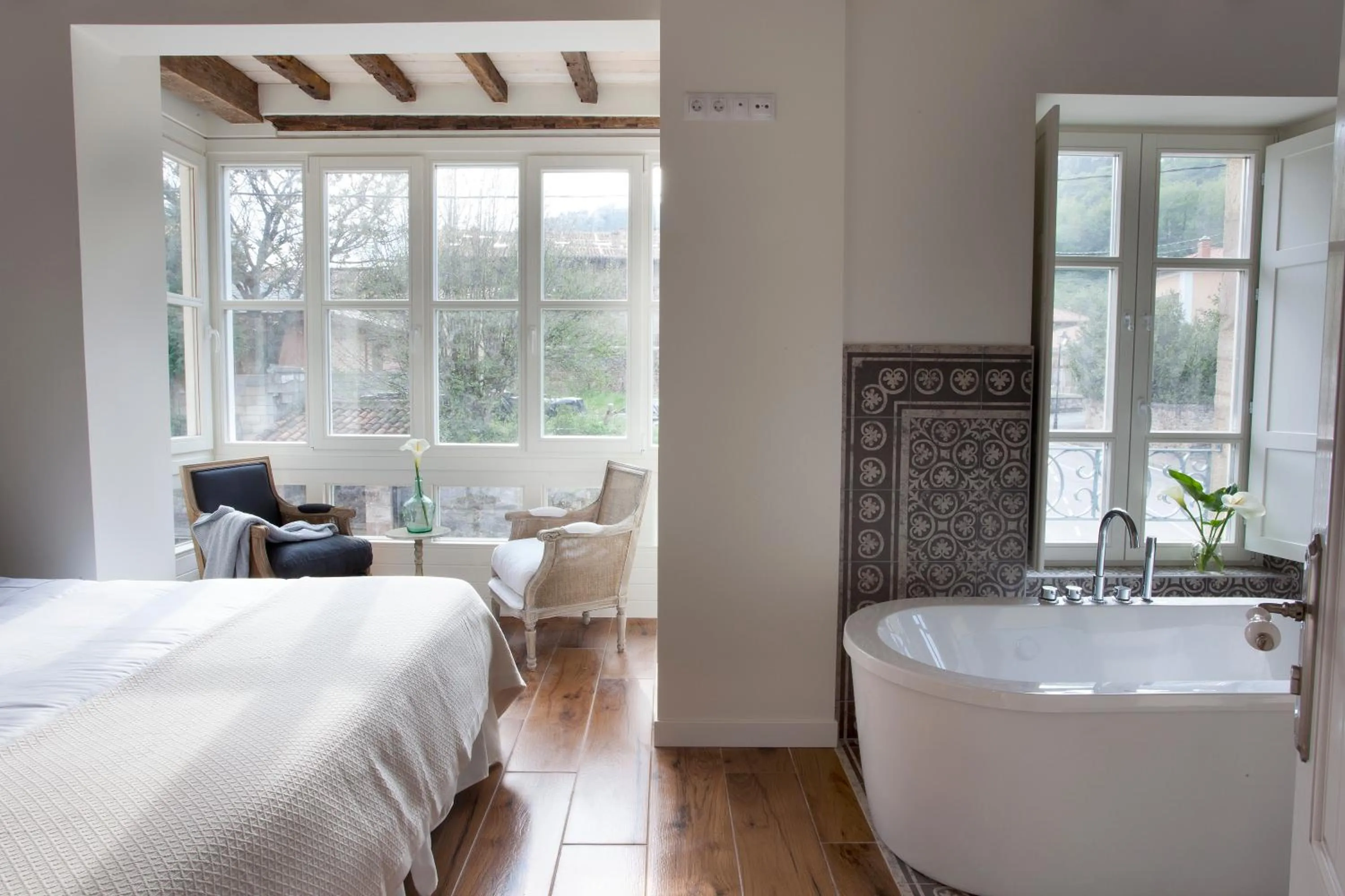 Decorative detail, Bed in Posada Seis Leguas