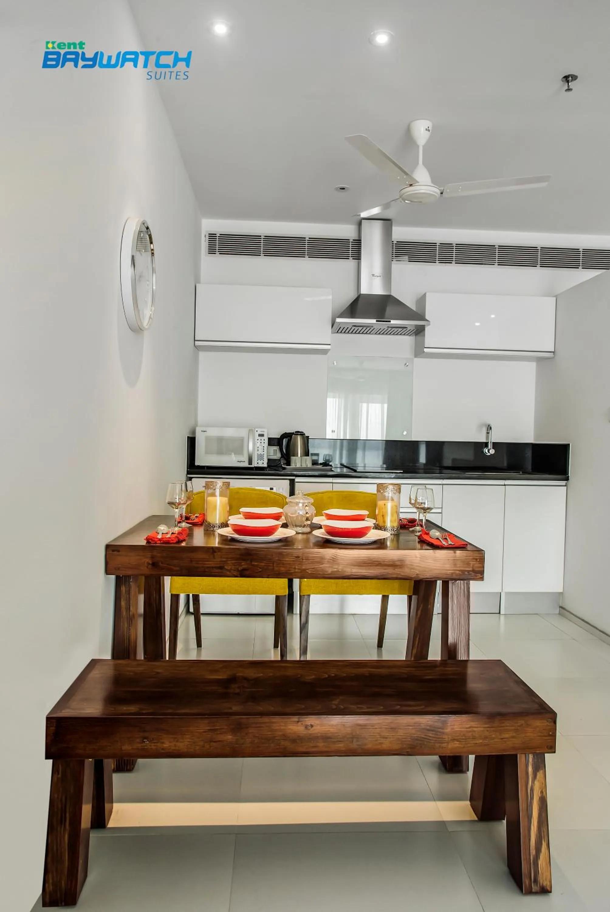Dining area in Kent Baywatch Suites