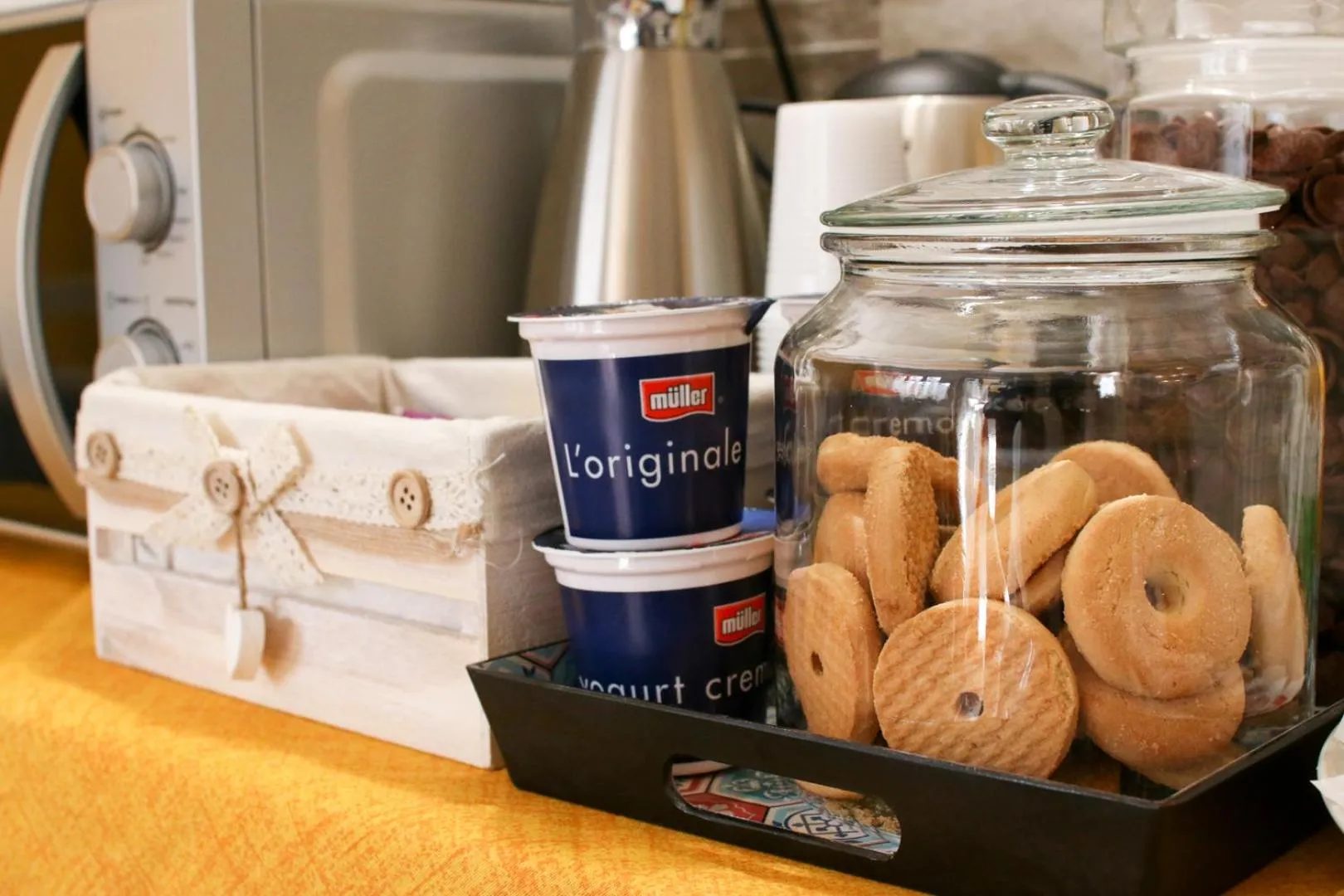 Buffet breakfast in Là Drint Bed & Breakfast