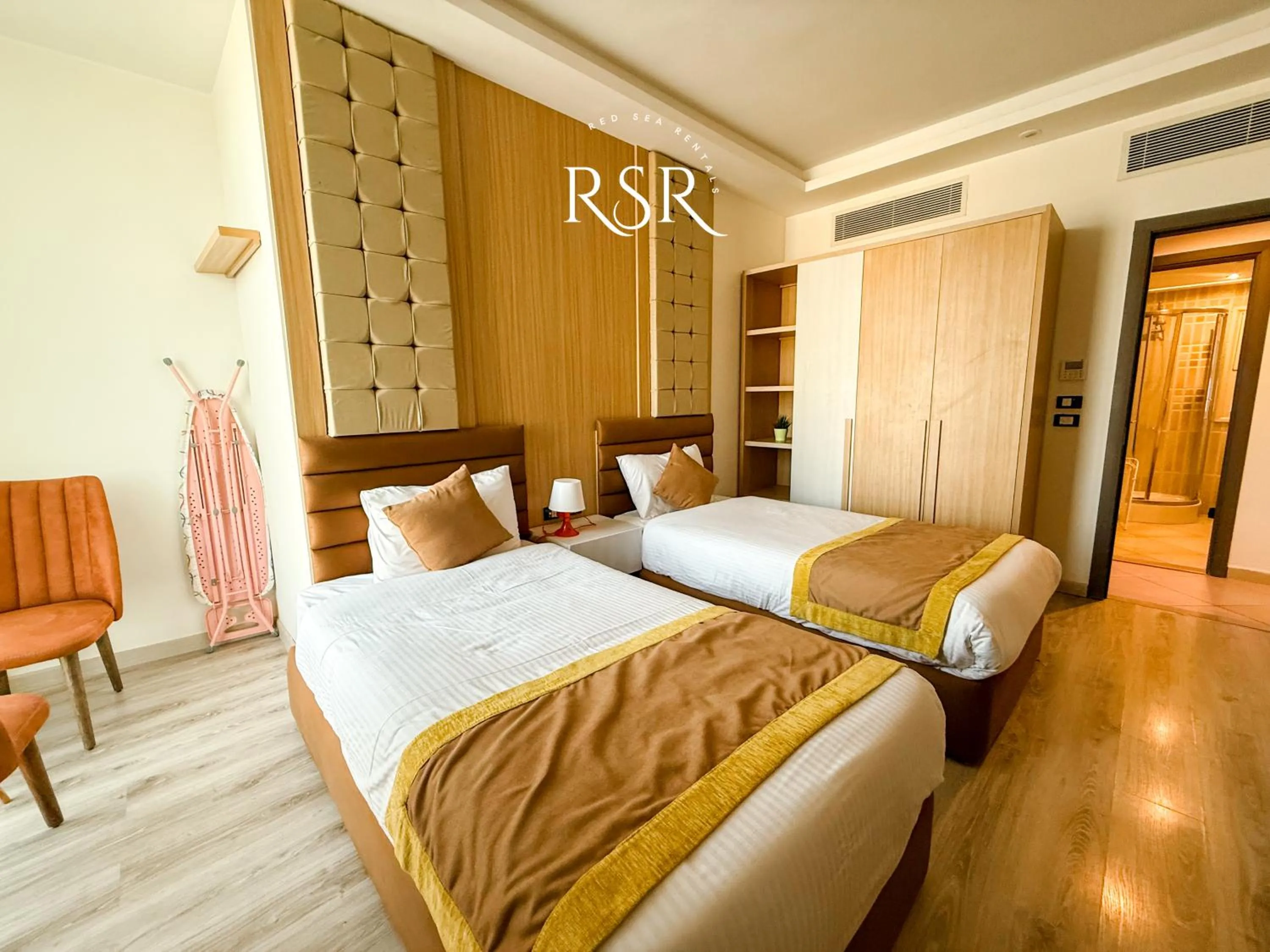 Bed in Elite Suites Hurghada