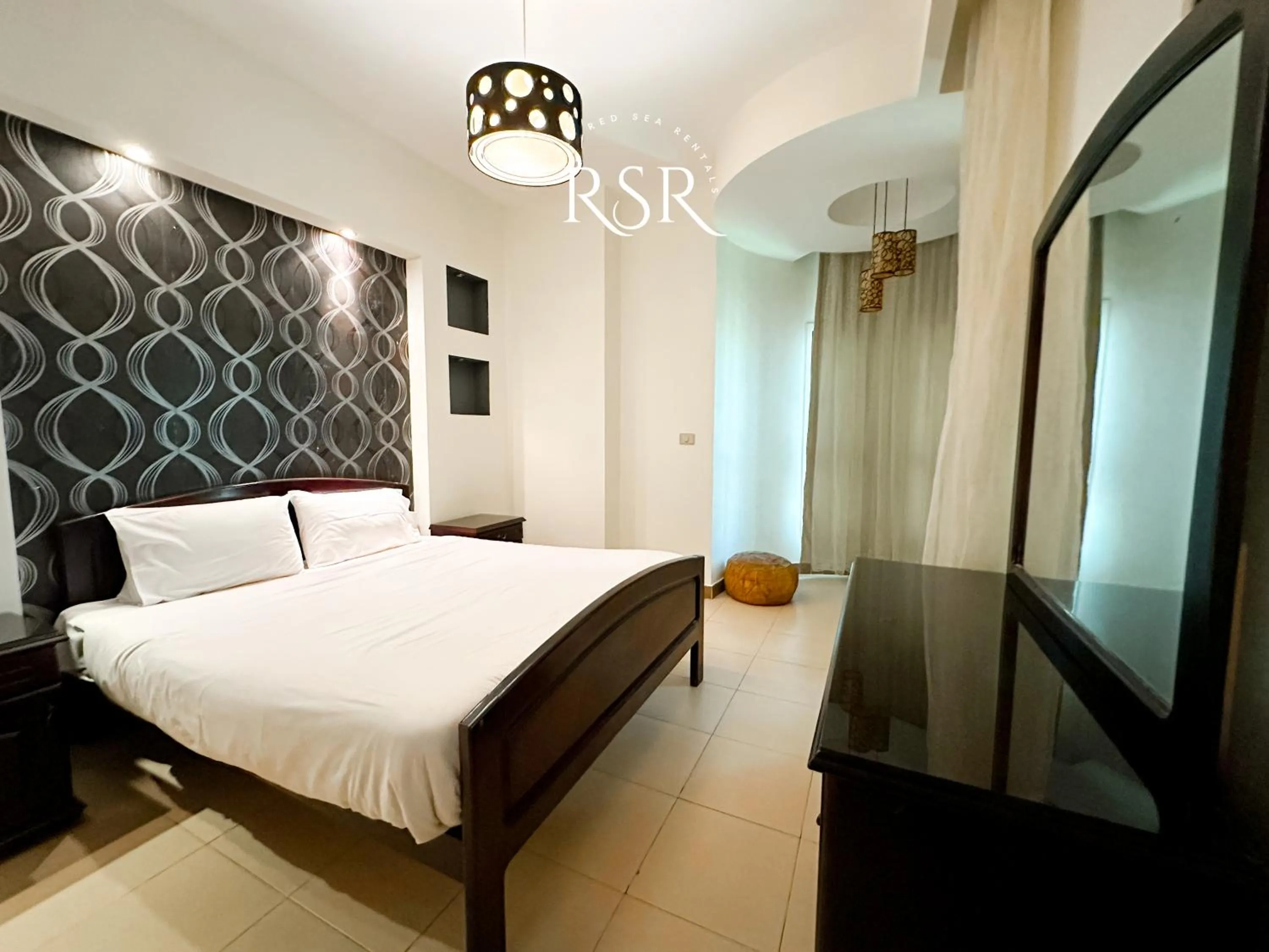 Bed in Elite Suites Hurghada